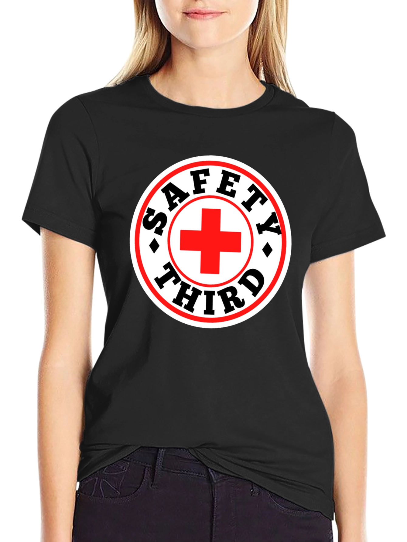 Safety Third T-Shirt - Funny Graphic Tee