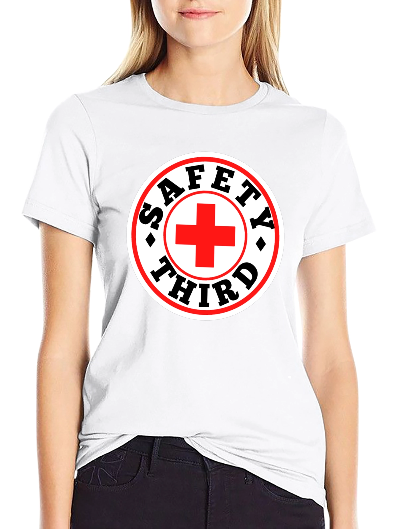 Safety Third T-Shirt - Funny Graphic Tee