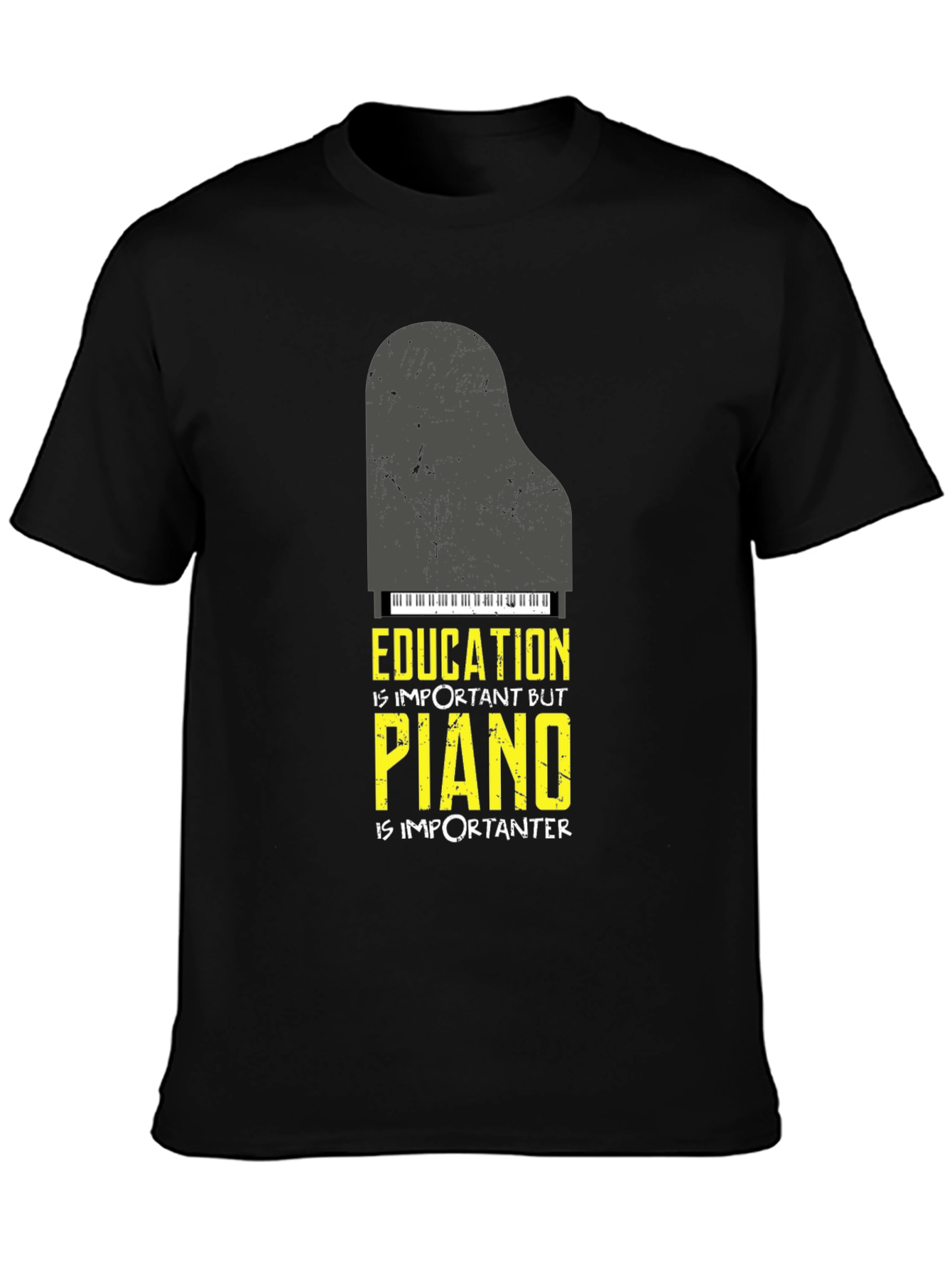 Education Piano T-Shirt - Music Lover Tee