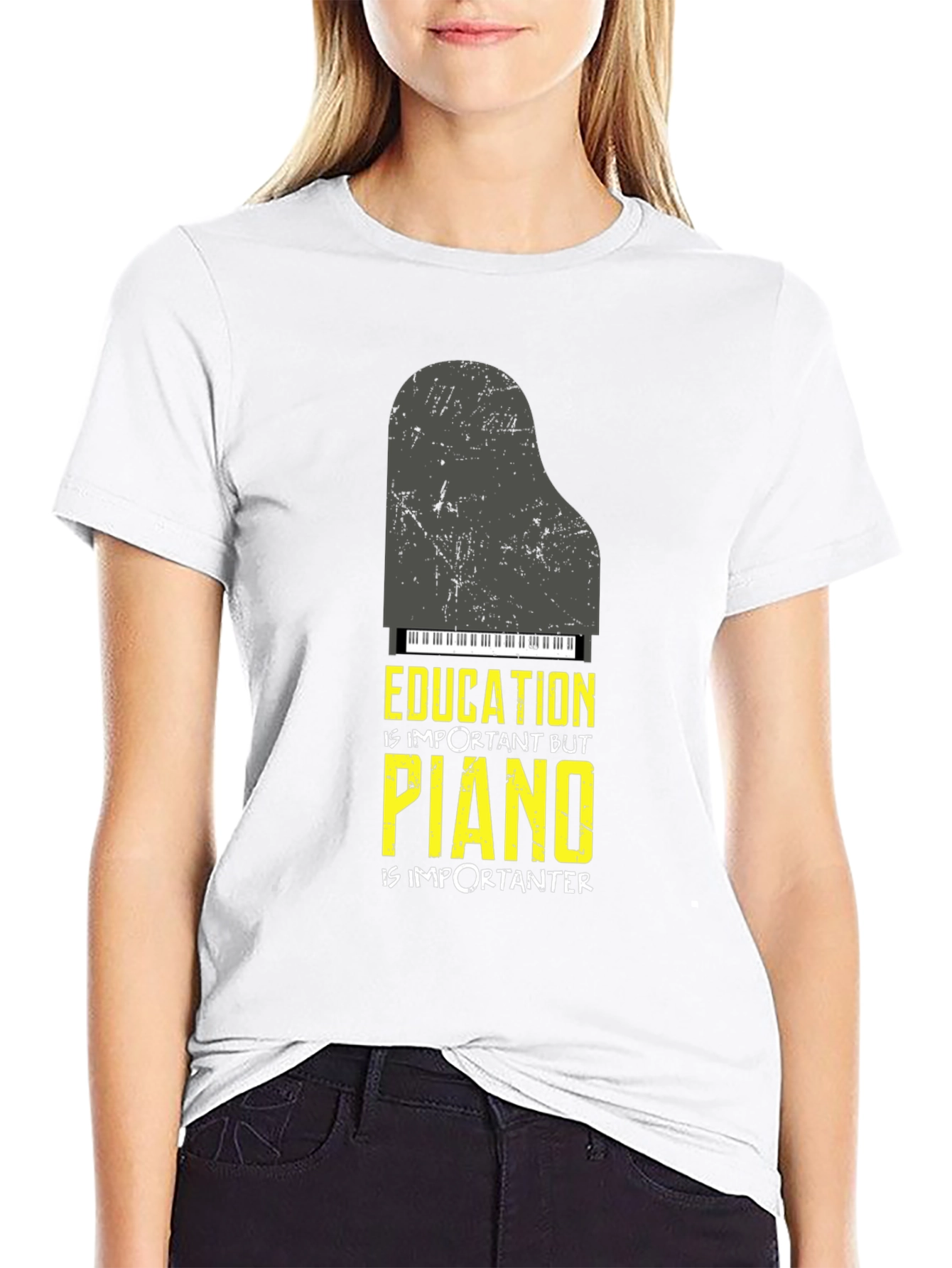 Education Piano T-Shirt - Music Lover Tee