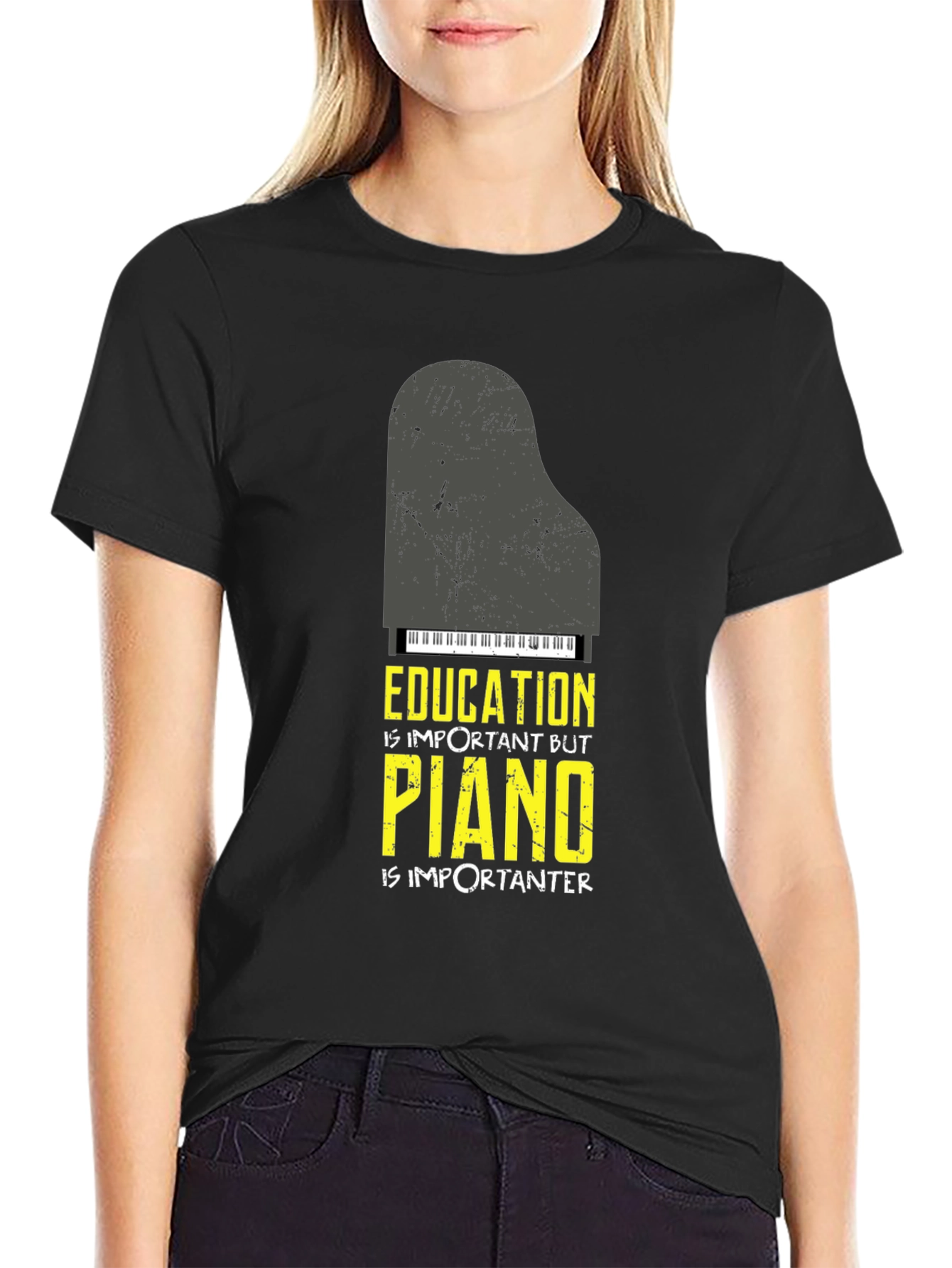 Education Piano T-Shirt - Music Lover Tee