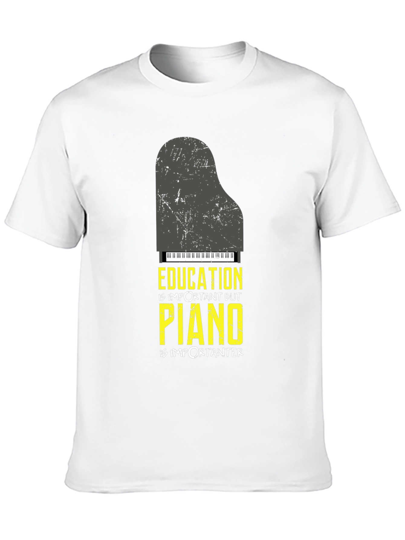 Education Piano T-Shirt - Music Lover Tee