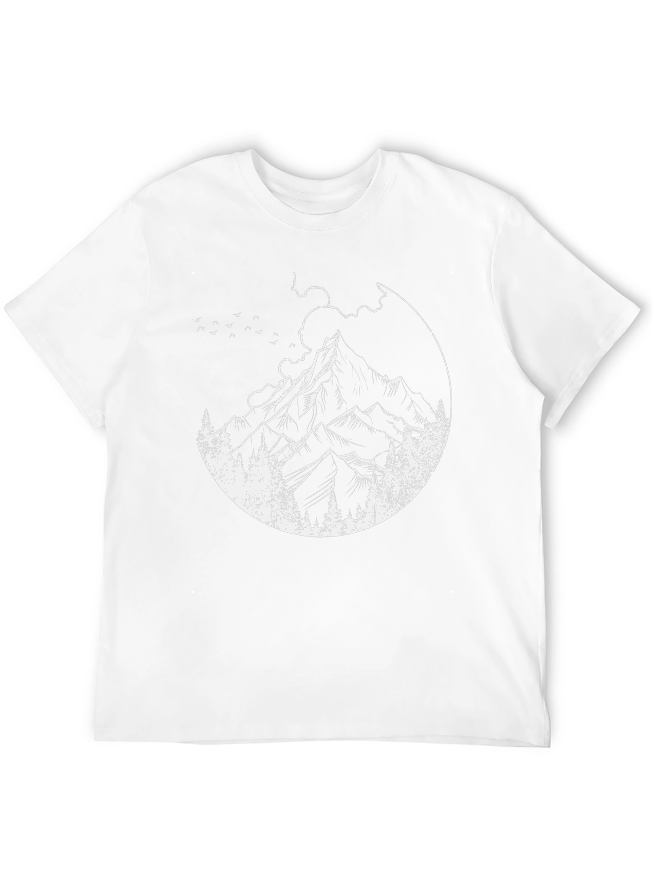 Mountain Graphic Black T-Shirt
