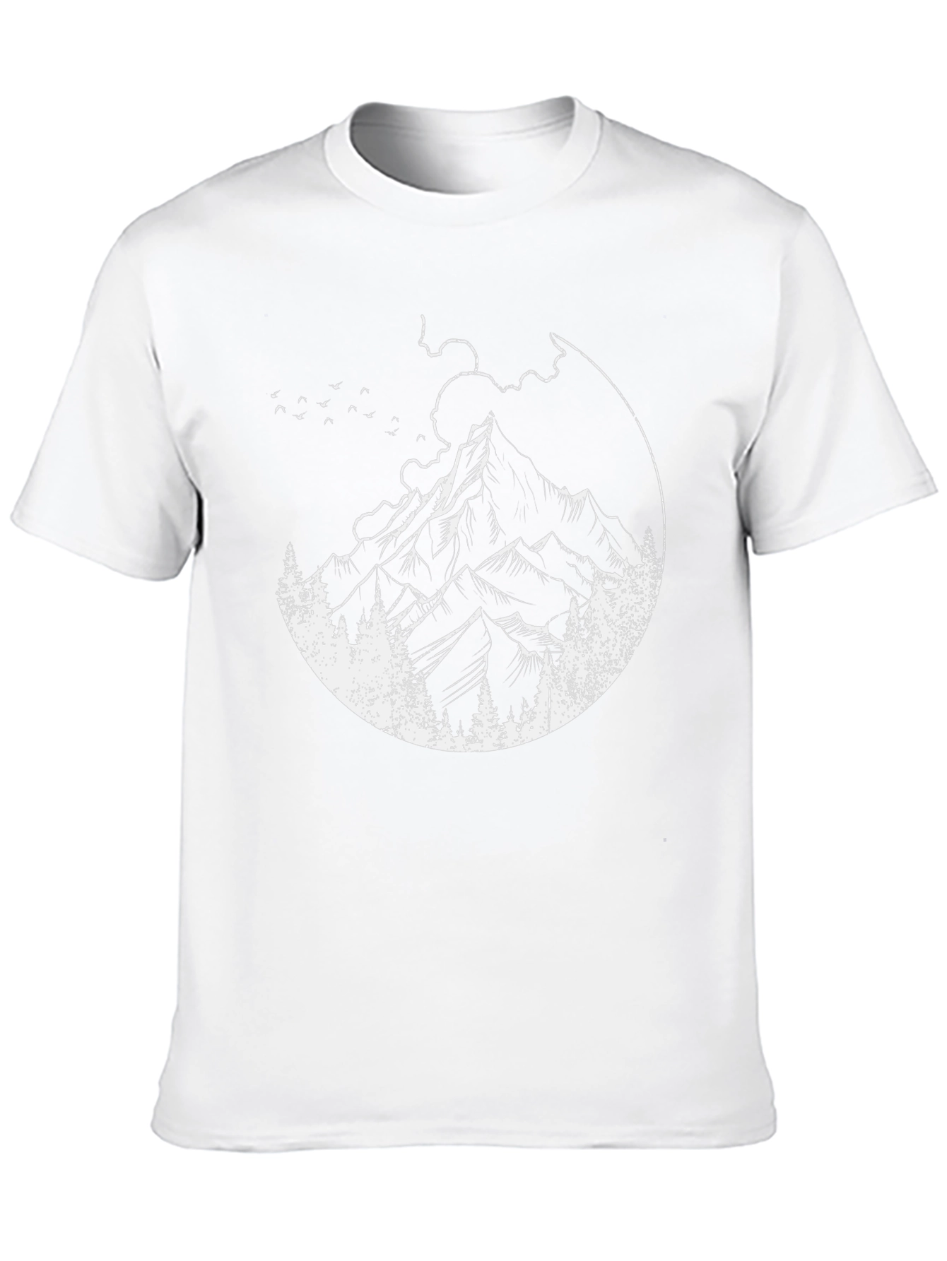 Mountain Graphic Black T-Shirt