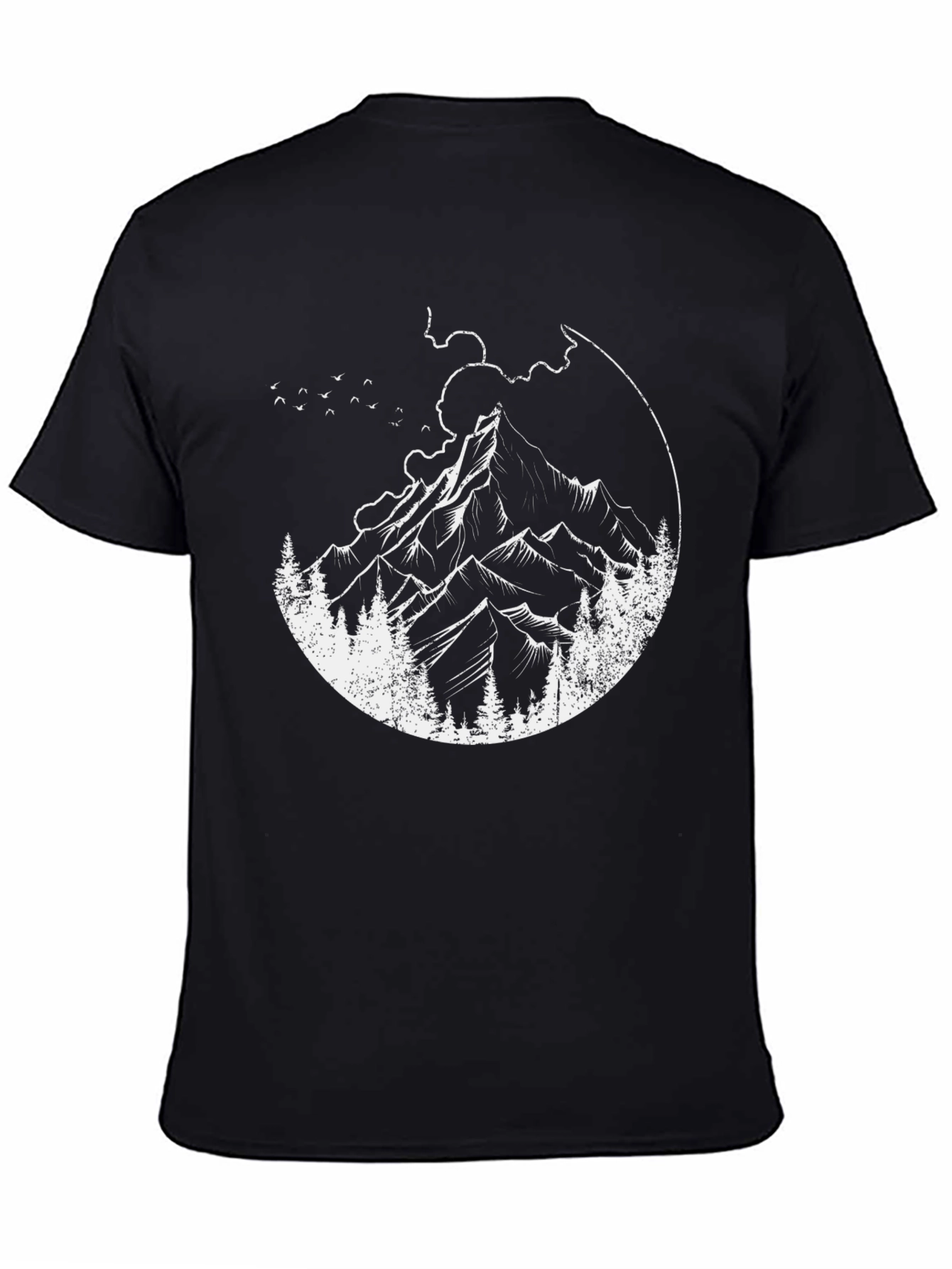 Mountain Graphic Black T-Shirt