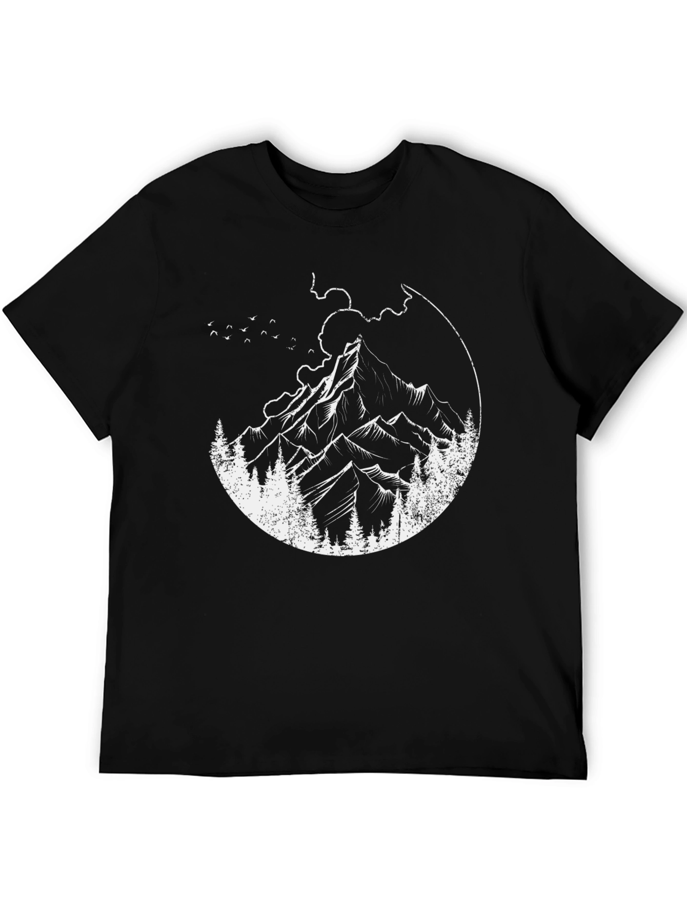 Mountain Graphic Black T-Shirt