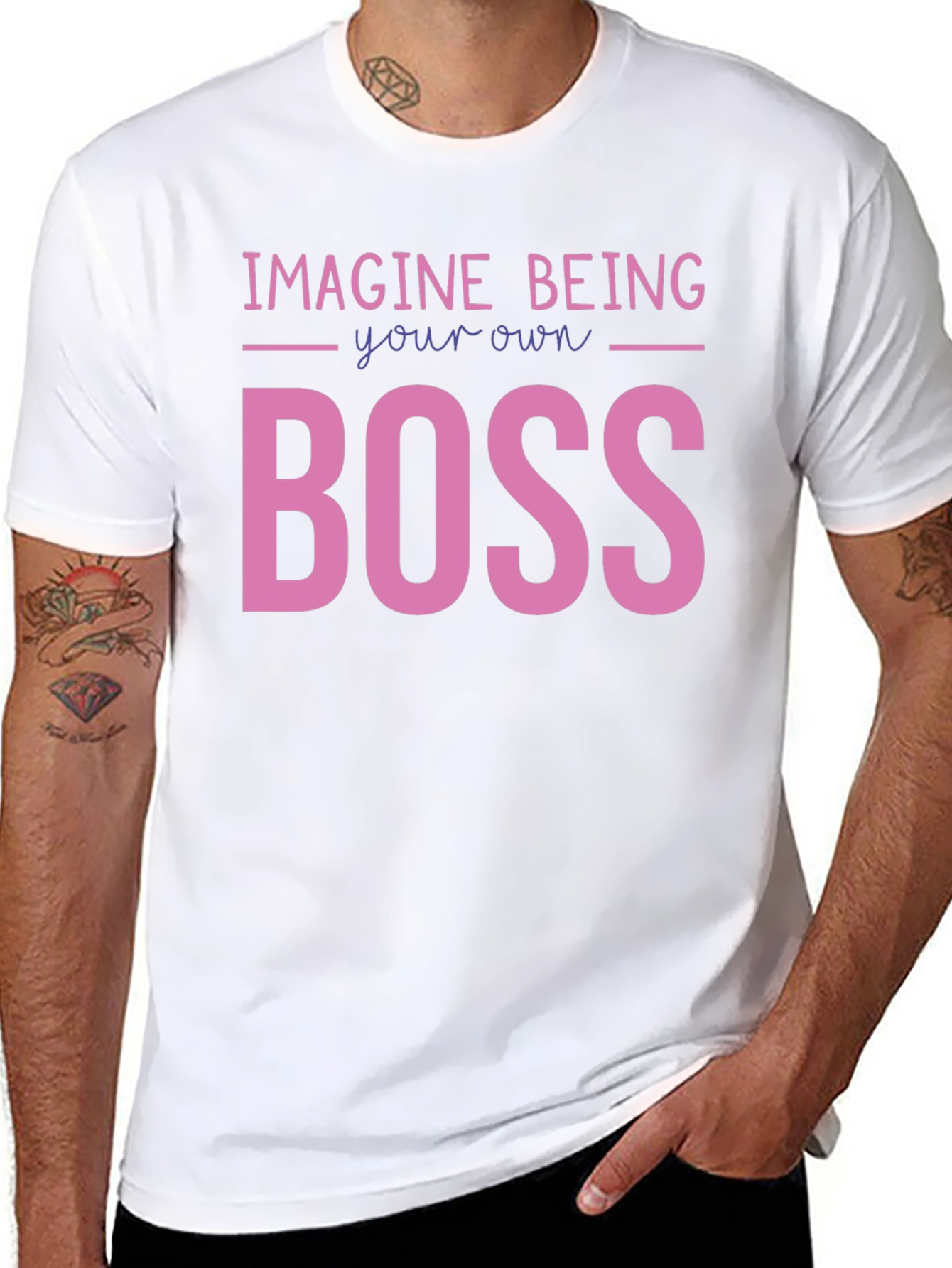 Imagine Being Your Own Boss Graphic T-Shirt