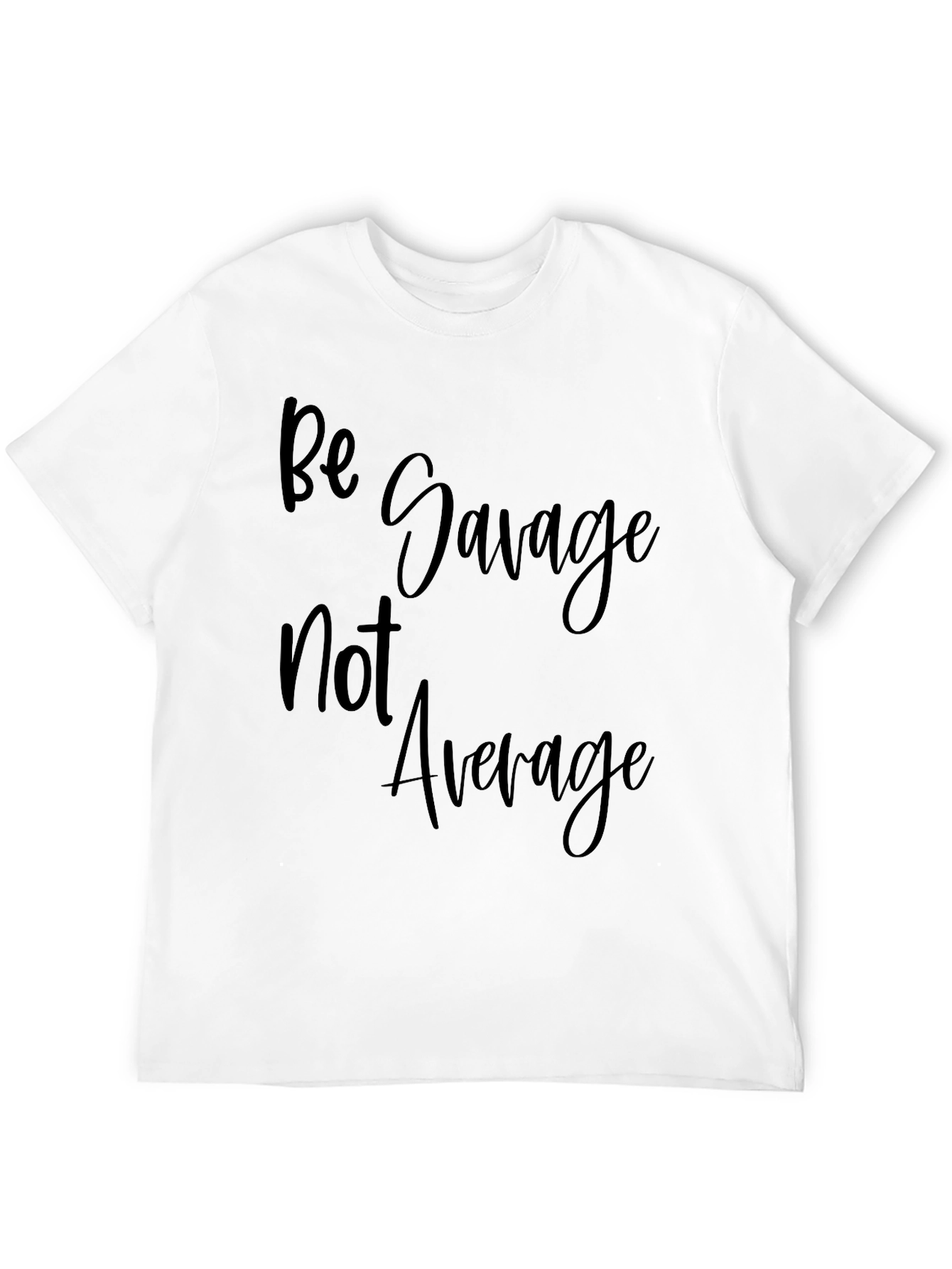 Be Savage Tee: Cool Black Graphic T-Shirt