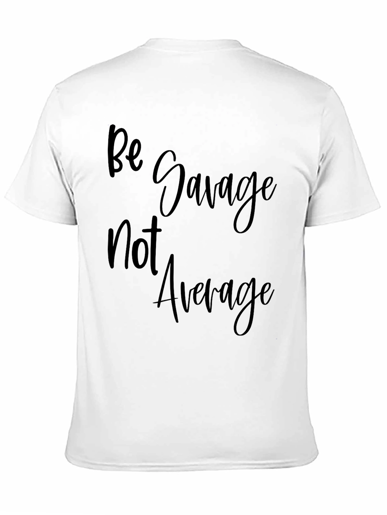 Be Savage Tee: Cool Black Graphic T-Shirt