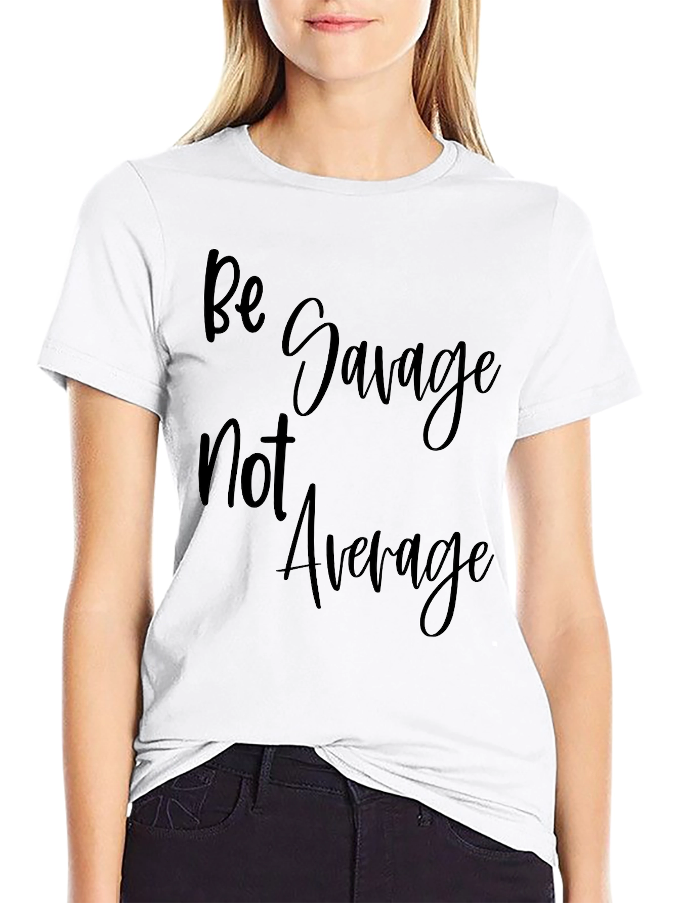 Be Savage Tee: Cool Black Graphic T-Shirt