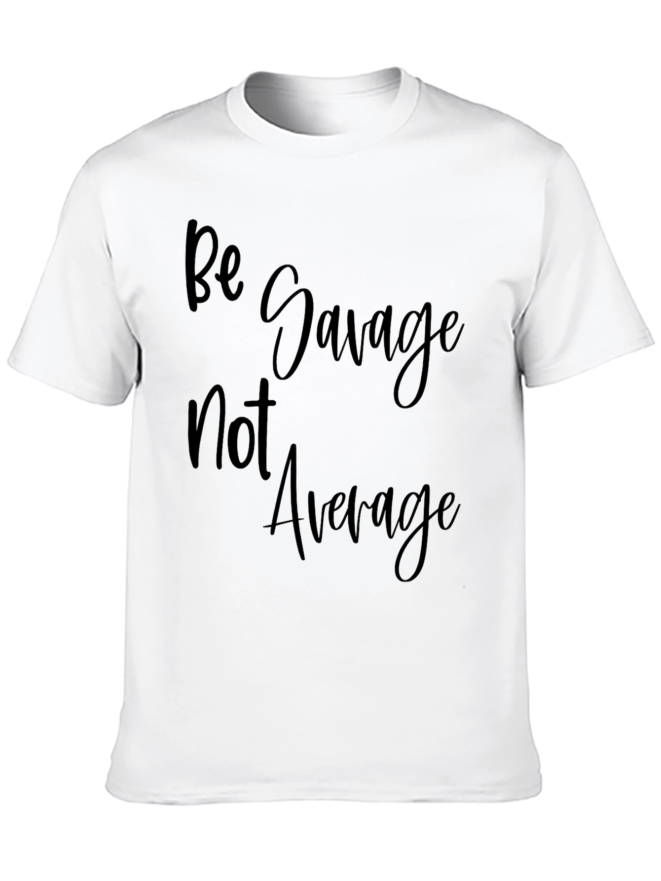 Be Savage Tee: Cool Black Graphic T-Shirt