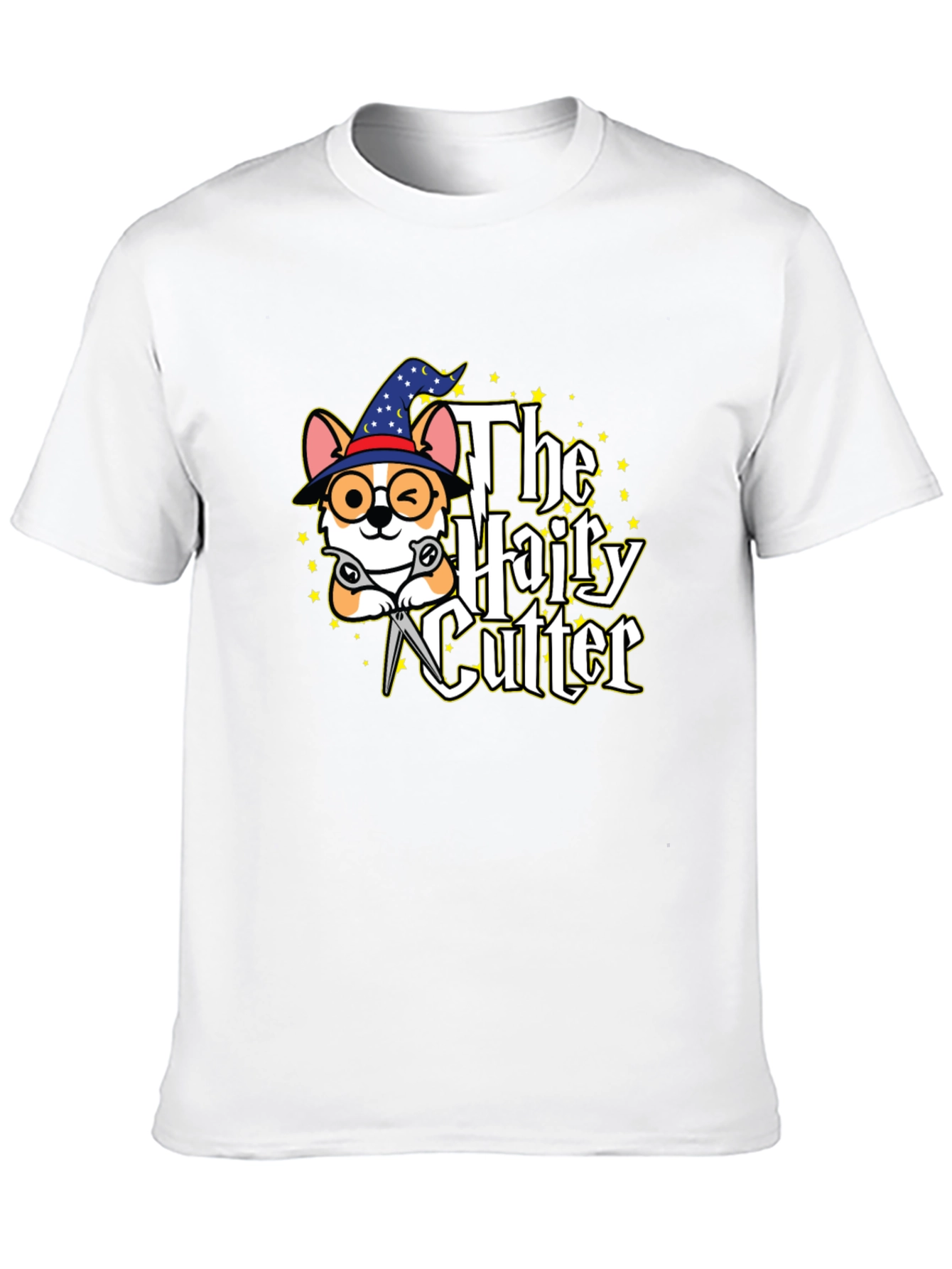 The Hairy Cutter T-Shirt - Funny Dog Barber Design