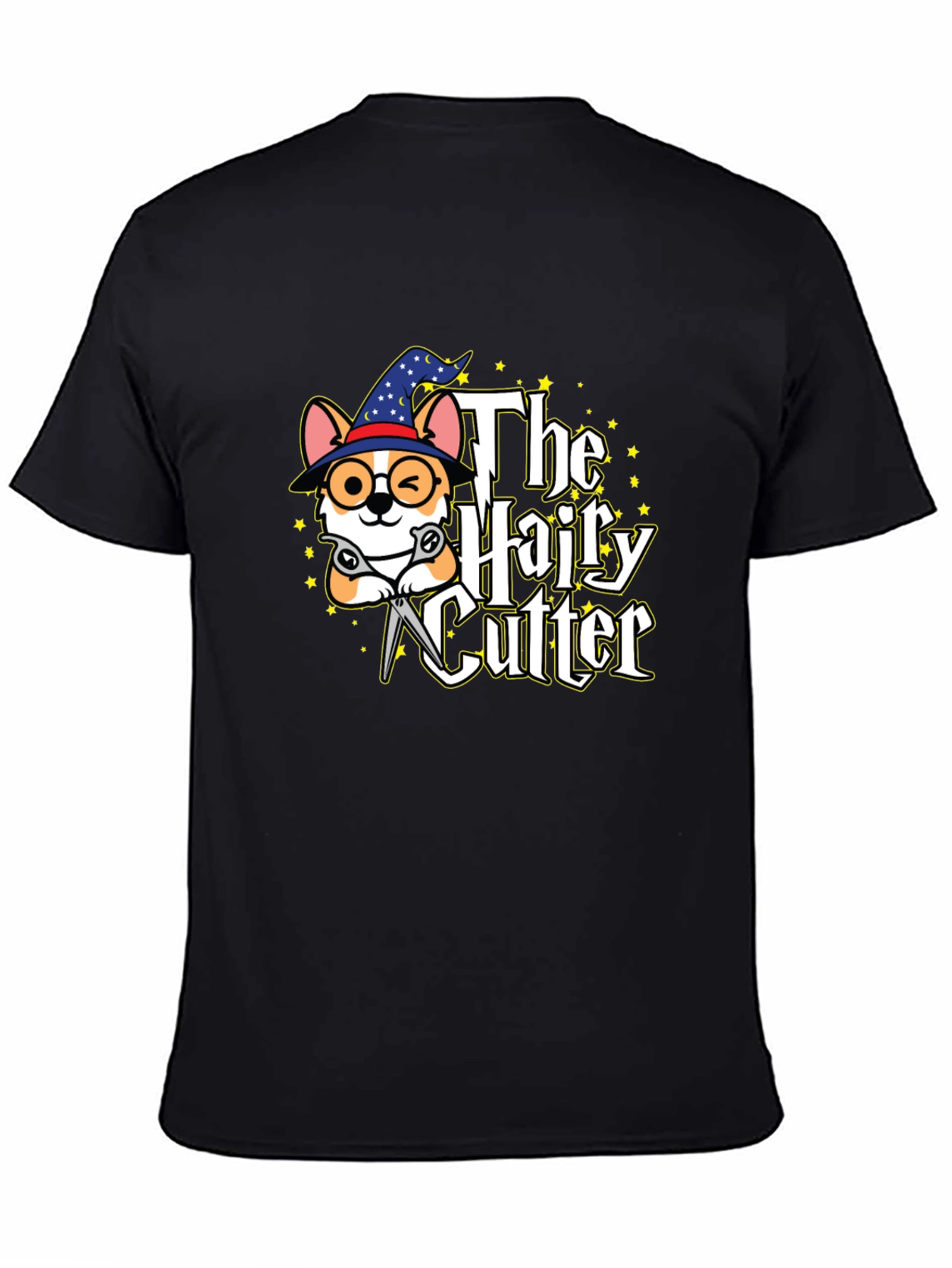 The Hairy Cutter T-Shirt - Funny Dog Barber Design