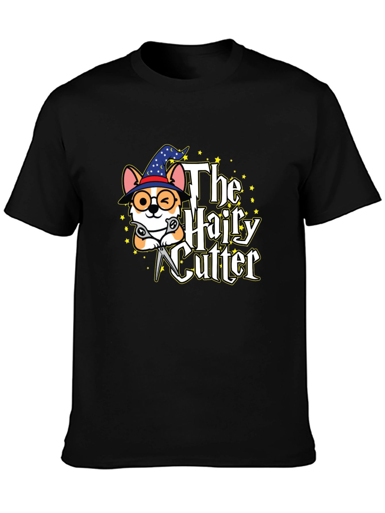 The Hairy Cutter T-Shirt - Funny Dog Barber Design