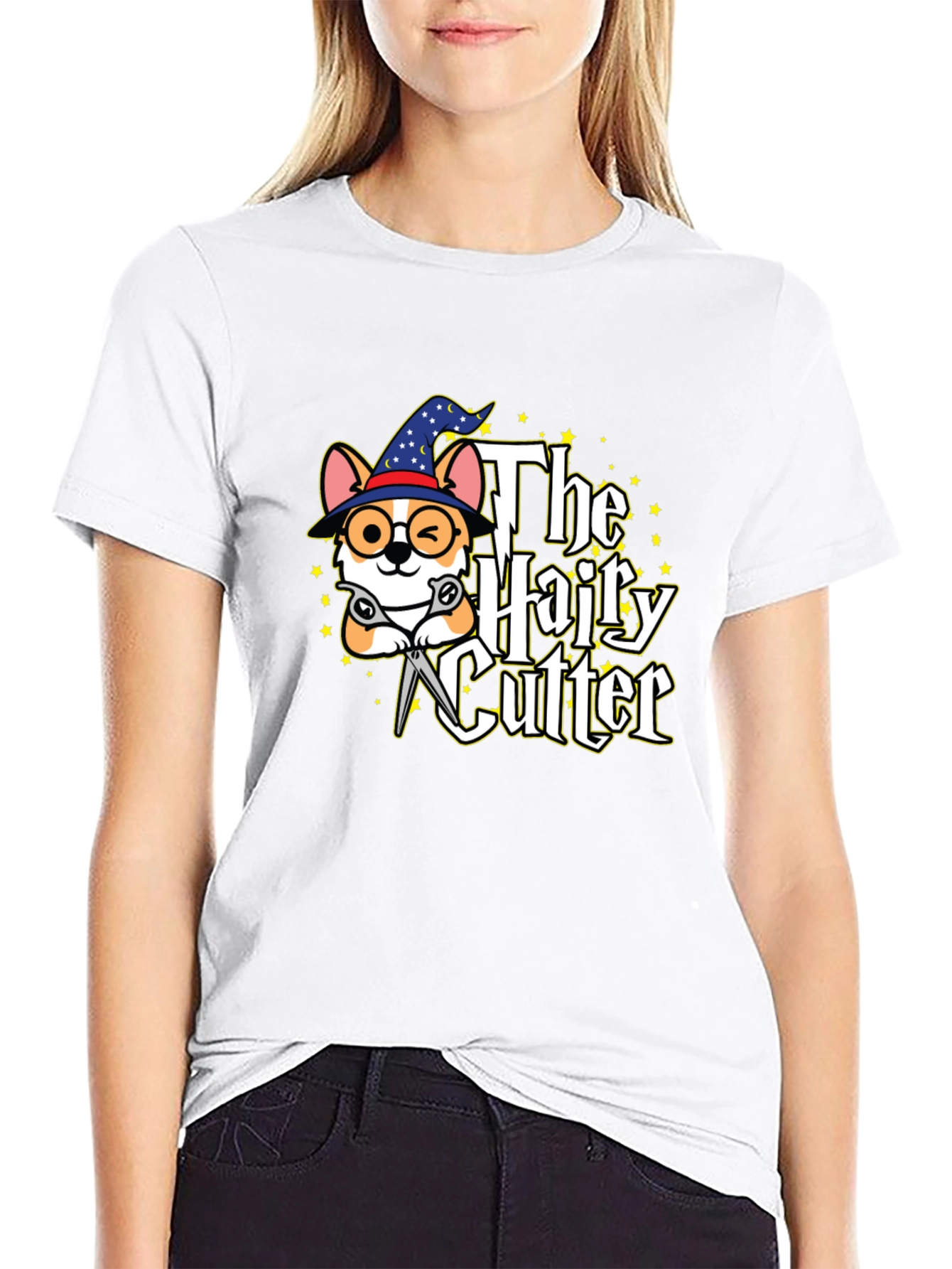 The Hairy Cutter T-Shirt - Funny Dog Barber Design