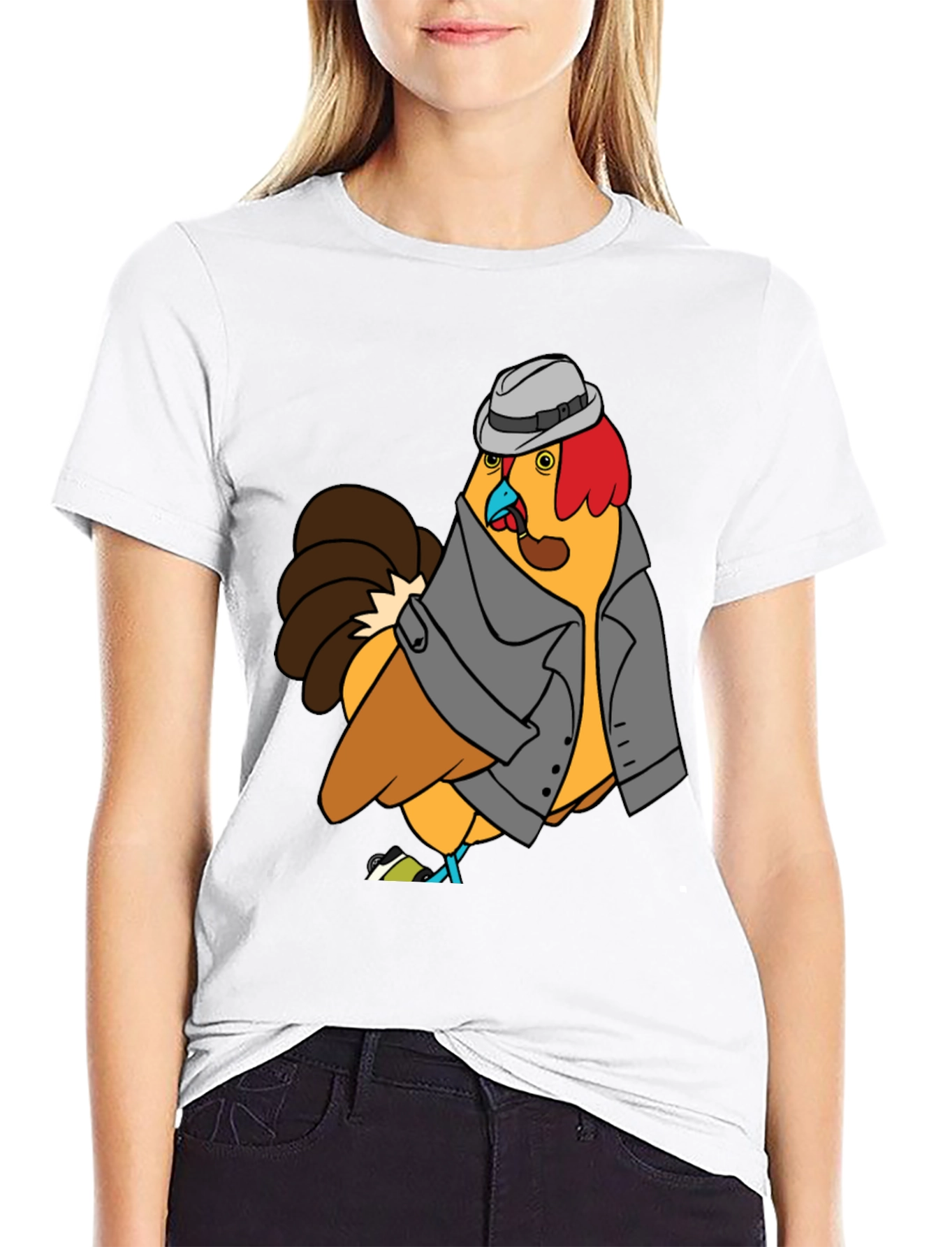 Detective Chicken Graphic Tee