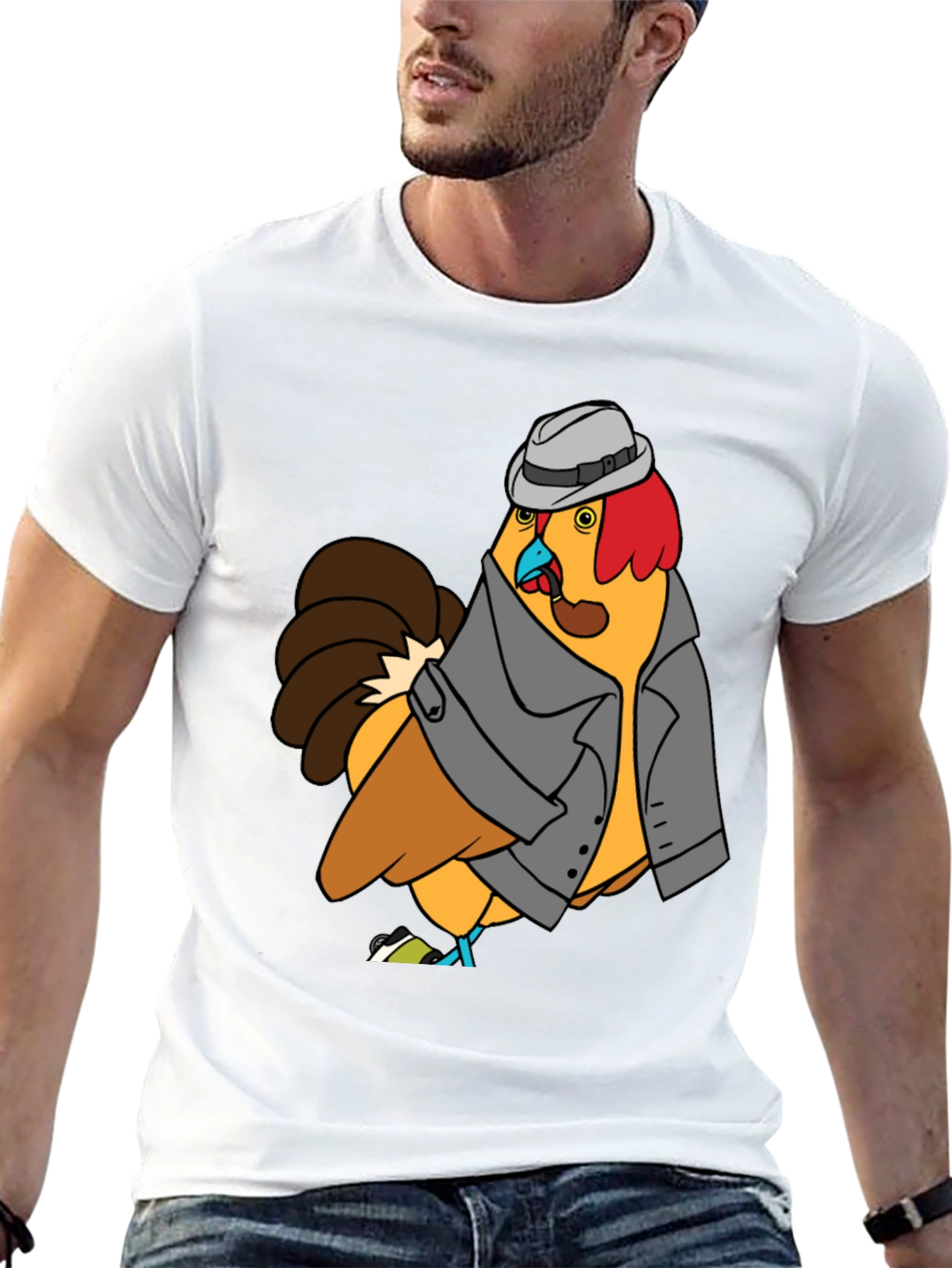 Detective Chicken Graphic Tee