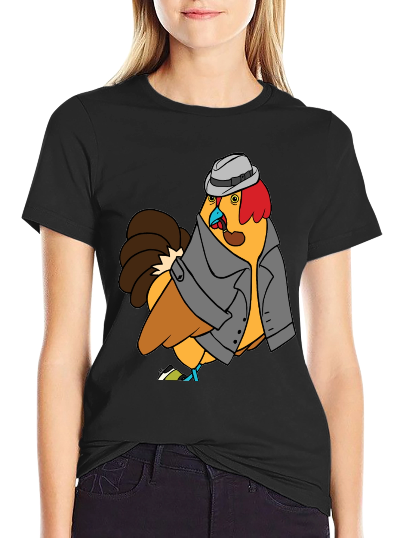 Detective Chicken Graphic Tee