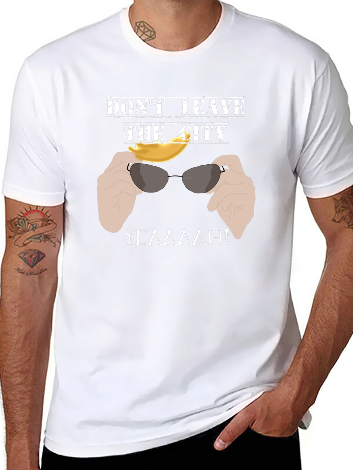 Dont Leave the City T-Shirt - Funny Graphic Tee