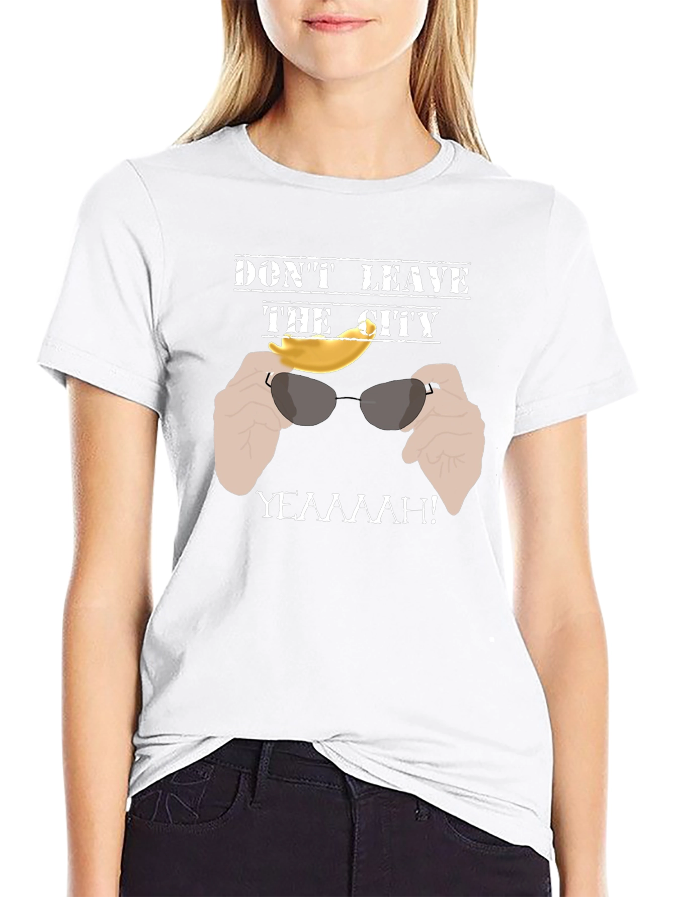 Dont Leave the City T-Shirt - Funny Graphic Tee