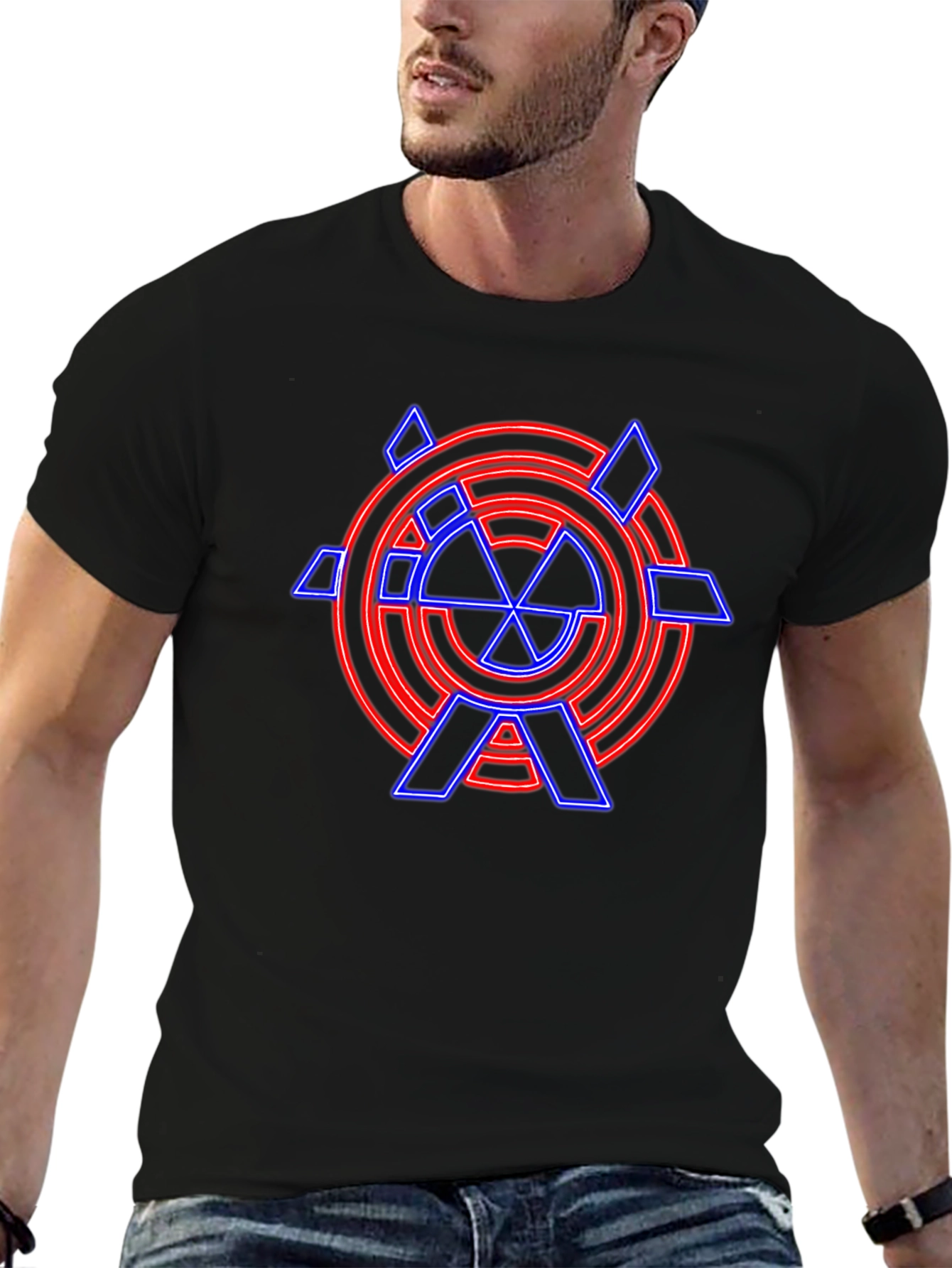 Neon Radioactive Symbol T-Shirt