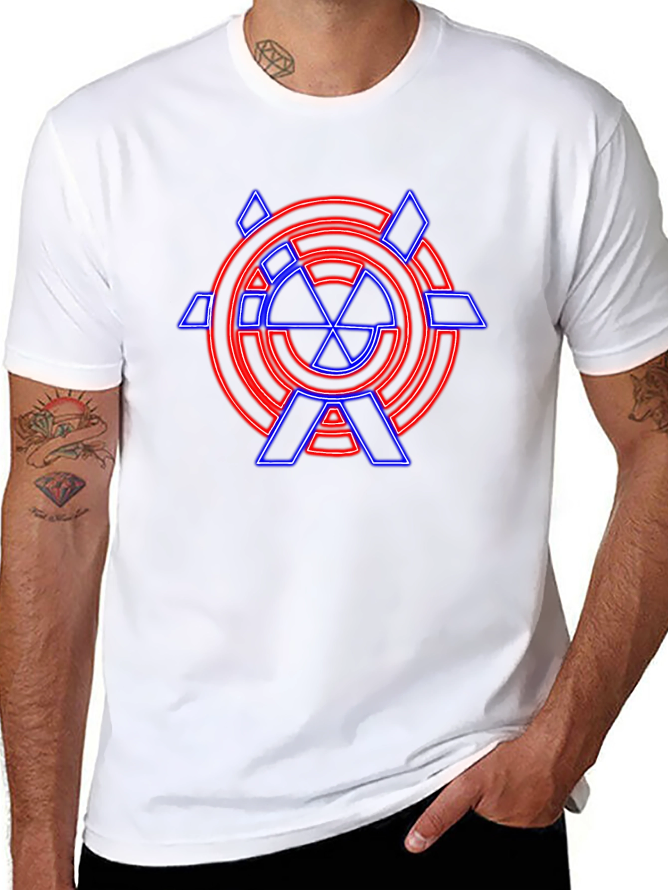 Neon Radioactive Symbol T-Shirt