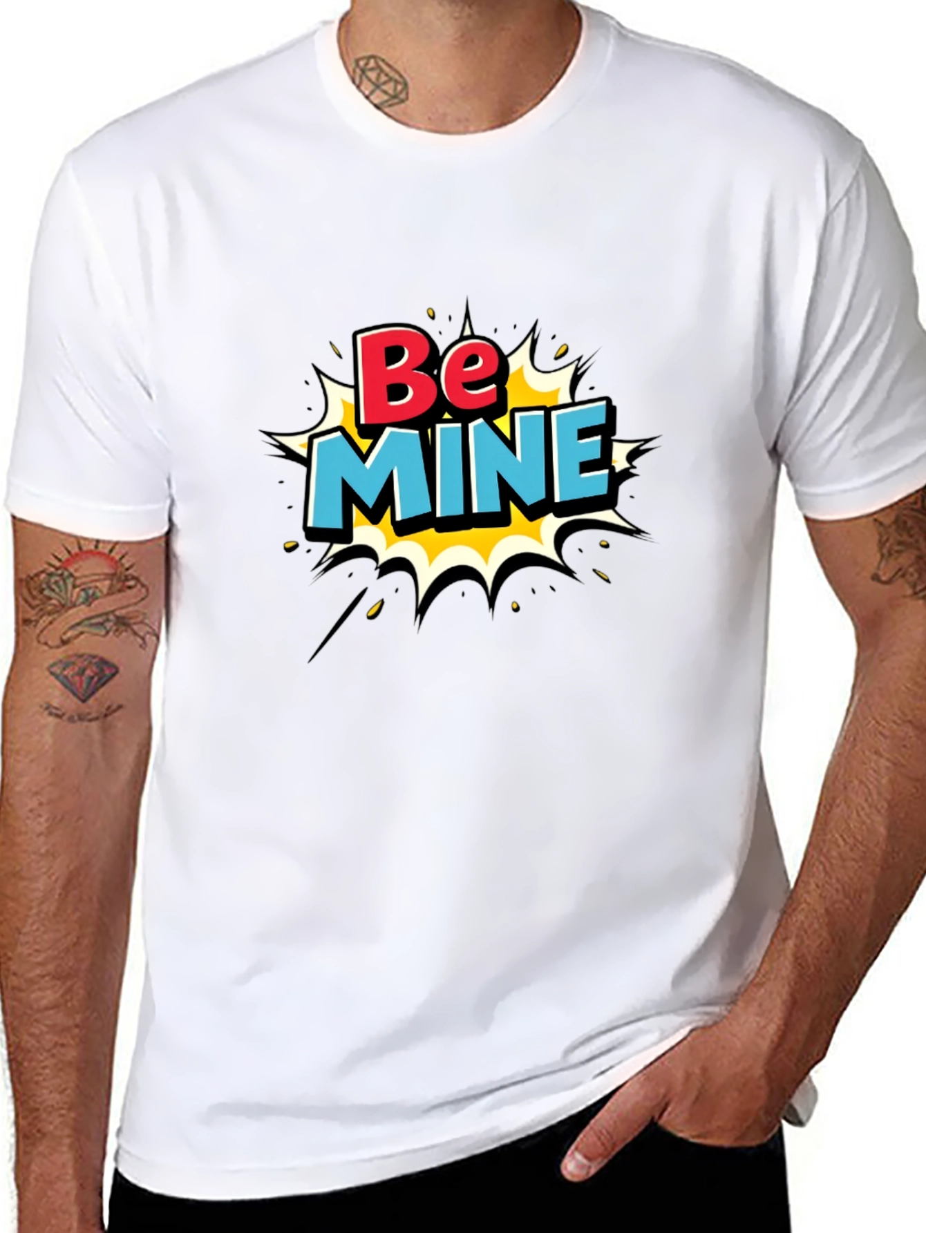 Be Mine Graphic Tee - Fun Valentines Day T-Shirt