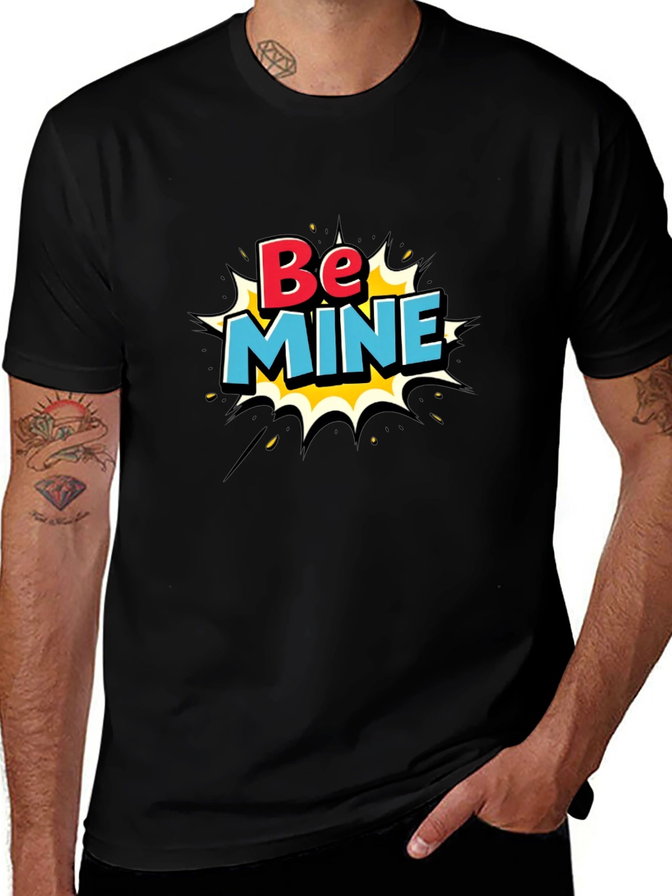 Be Mine Graphic Tee - Fun Valentines Day T-Shirt