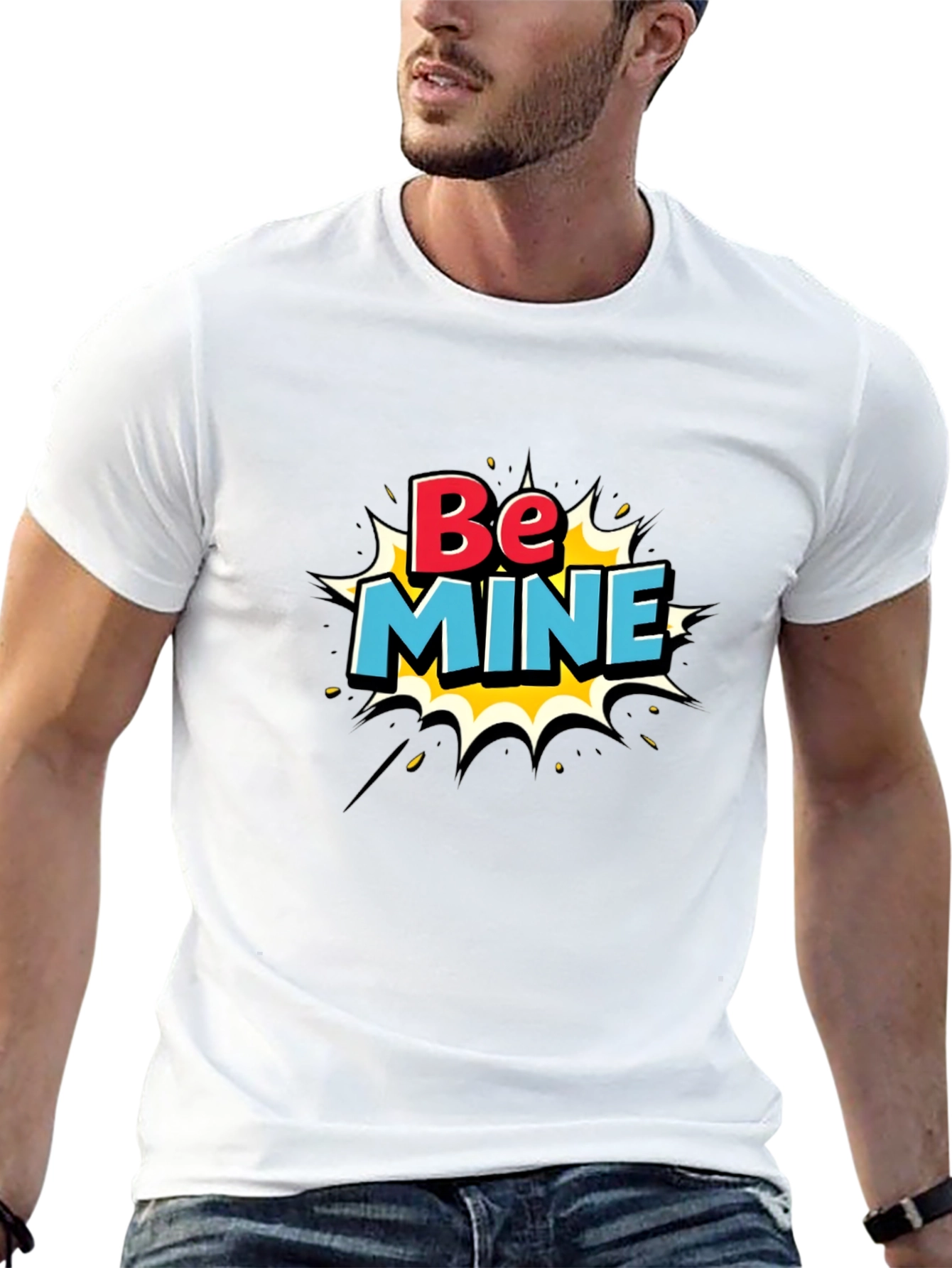 Be Mine Graphic Tee - Fun Valentines Day T-Shirt