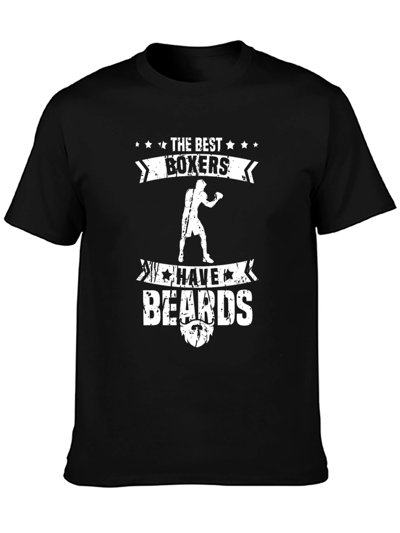 The Best Boxers Have Beards Black T-Shirt
