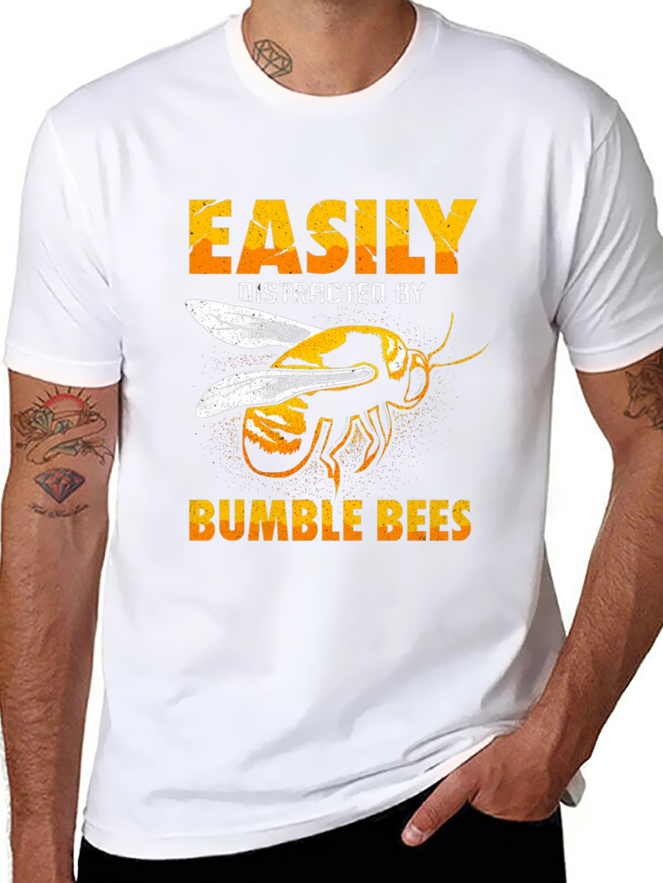 Bumble Bee T-Shirt - Easily Distracted