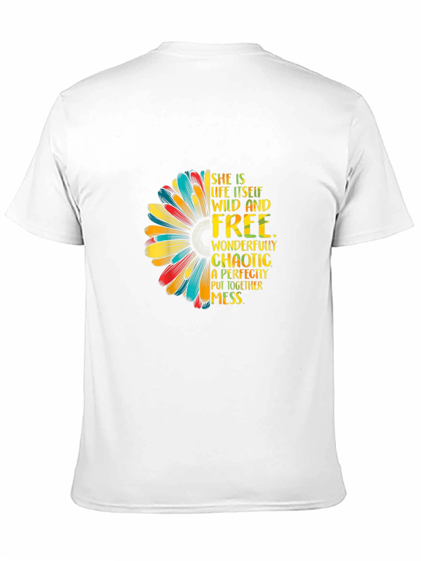 Wild & Free Sunflower Graphic Tee - Black