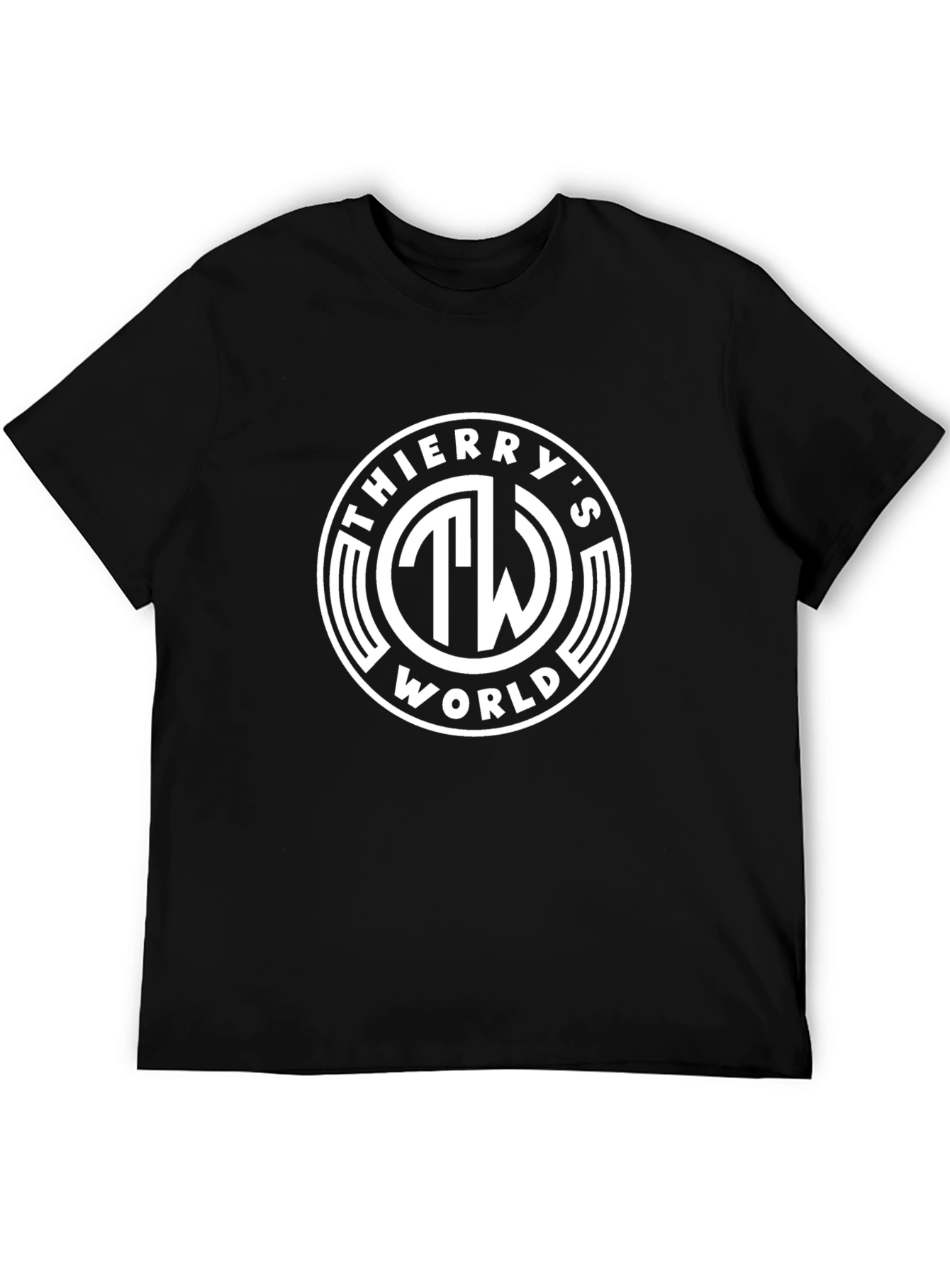 Thierrys World Black T-Shirt - Graphic Tee