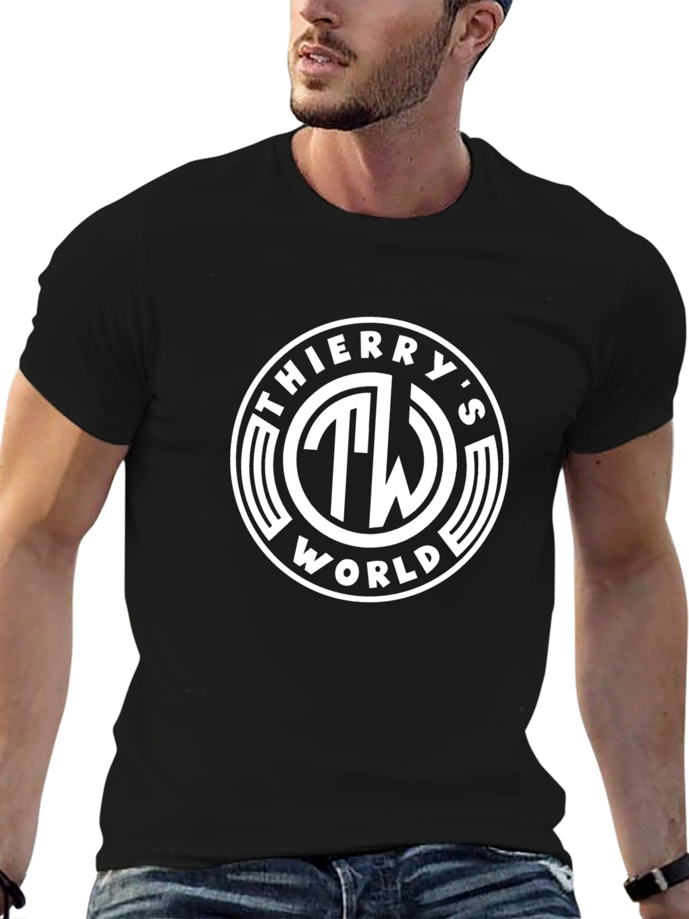 Thierrys World Black T-Shirt - Graphic Tee