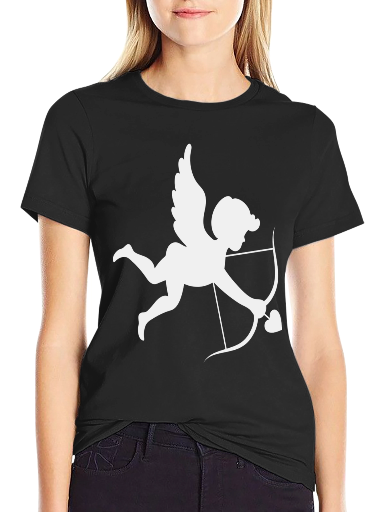 Cupid Graphic Tee - Black