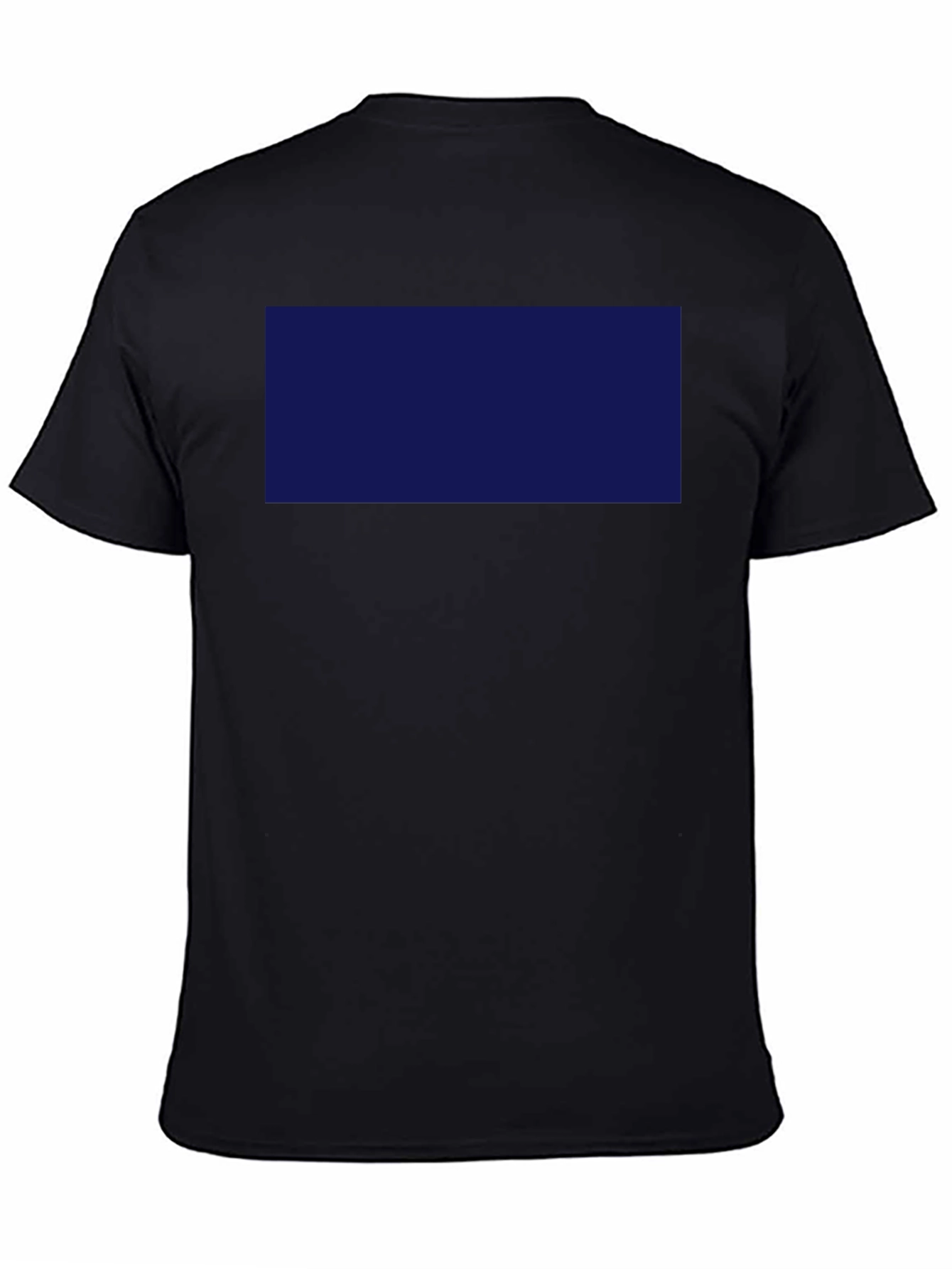 Mens Black Short Sleeve Crew Neck T-Shirt