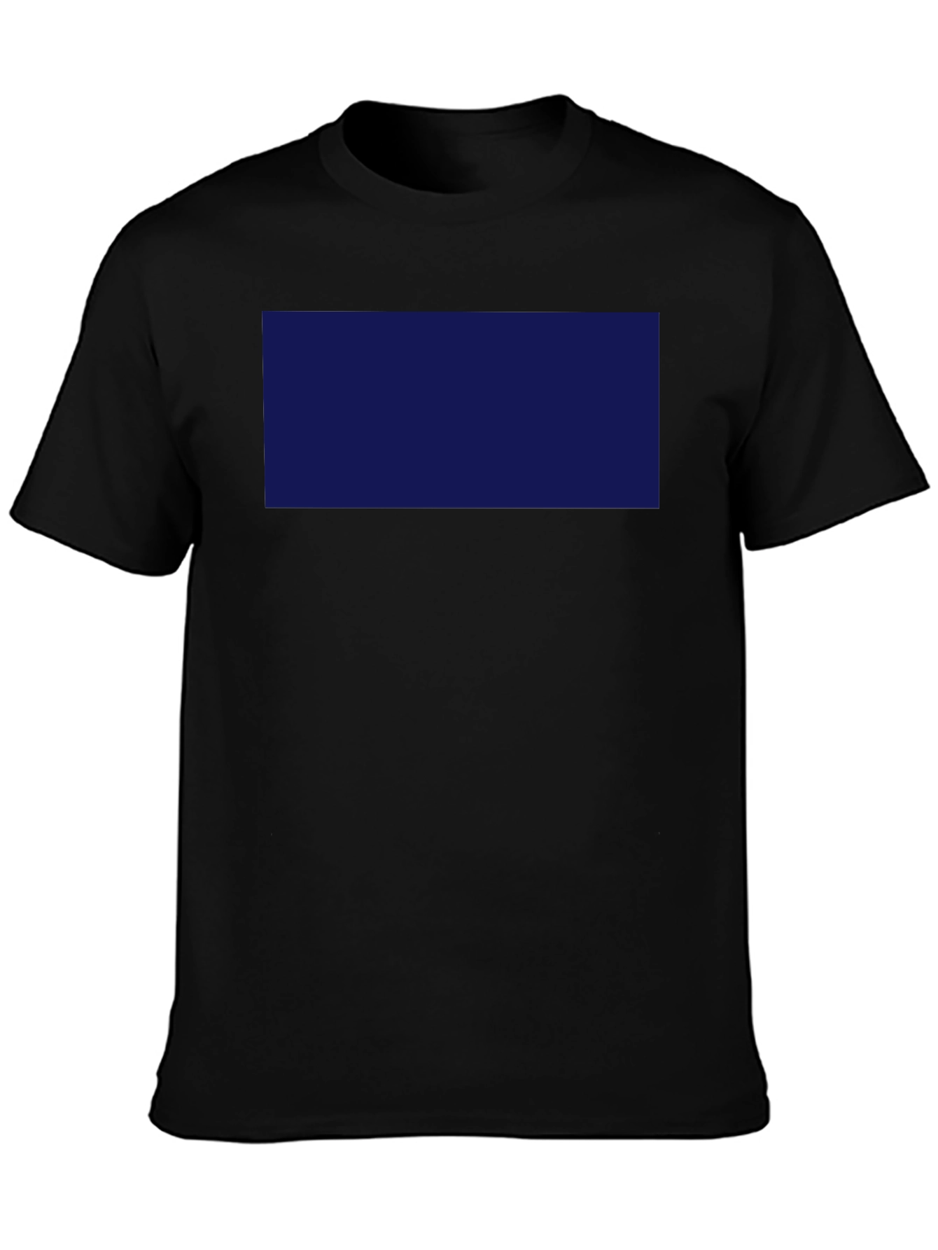 Mens Black Short Sleeve Crew Neck T-Shirt