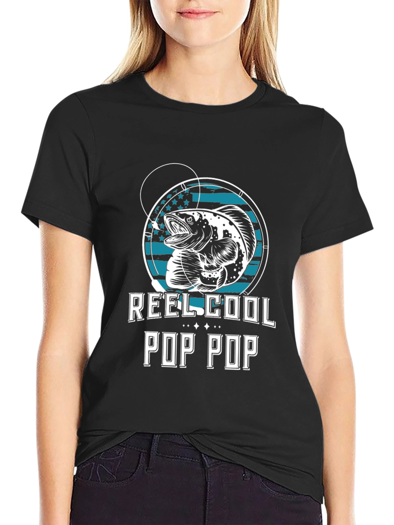 Reel Cool Pop Pop Fishing T-Shirt