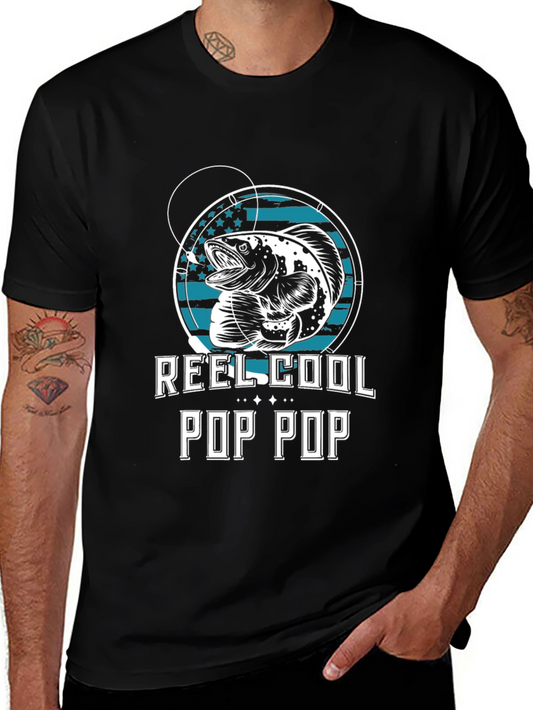 Reel Cool Pop Pop Fishing T-Shirt