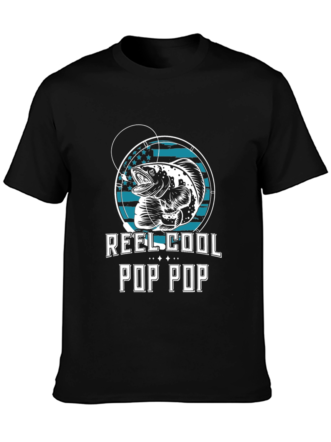 Reel Cool Pop Pop Fishing T-Shirt