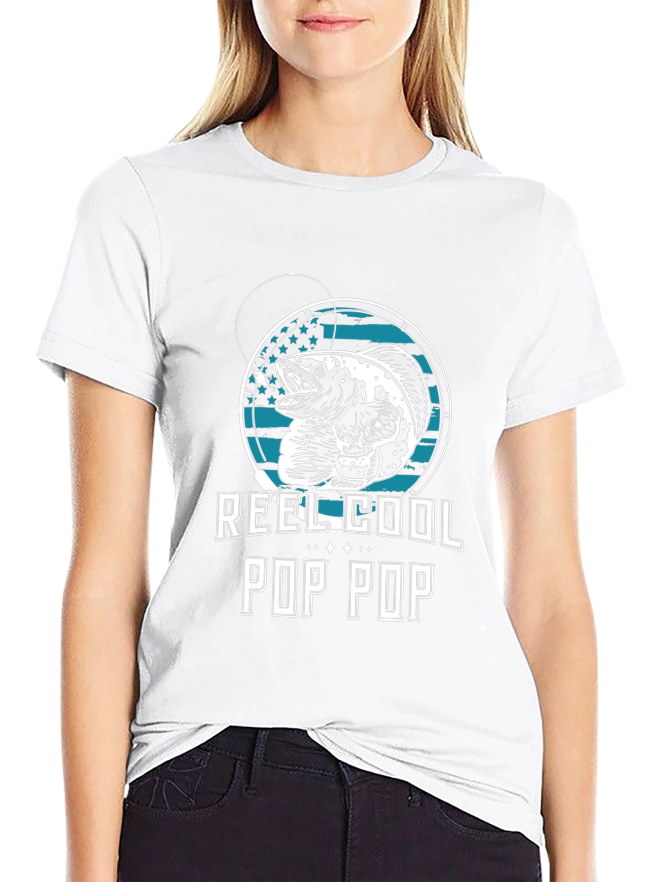 Reel Cool Pop Pop Fishing T-Shirt