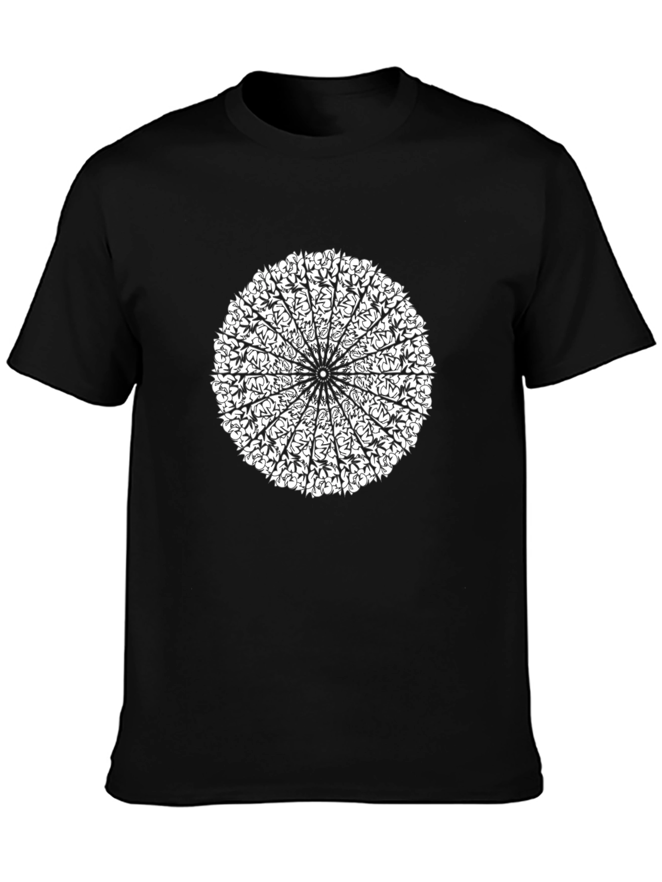 Mandala Graphic Black T-Shirt
