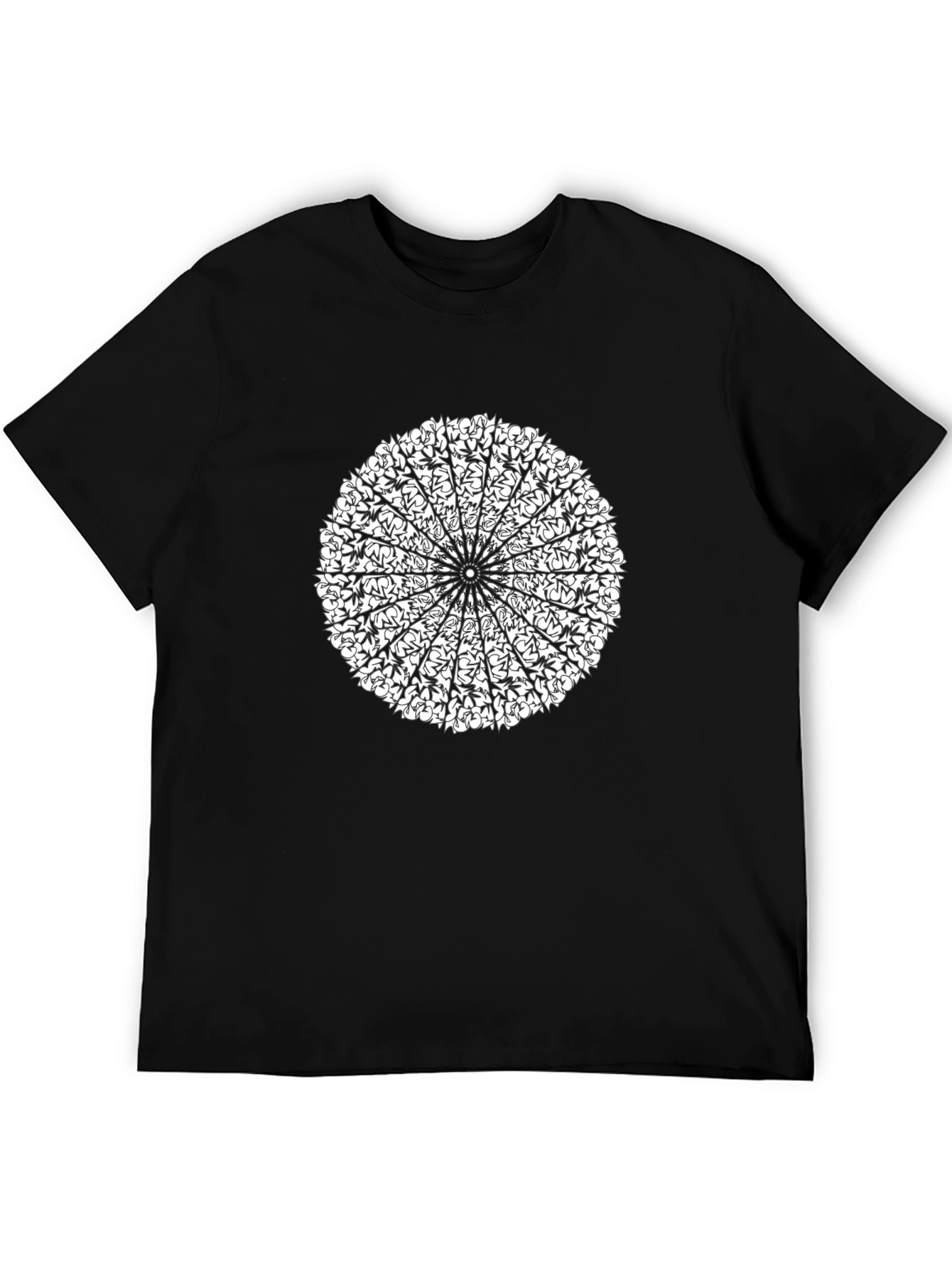 Mandala Graphic Black T-Shirt