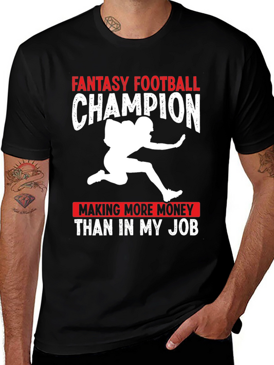 Fantasy Football Champion Graphic T-Shirt