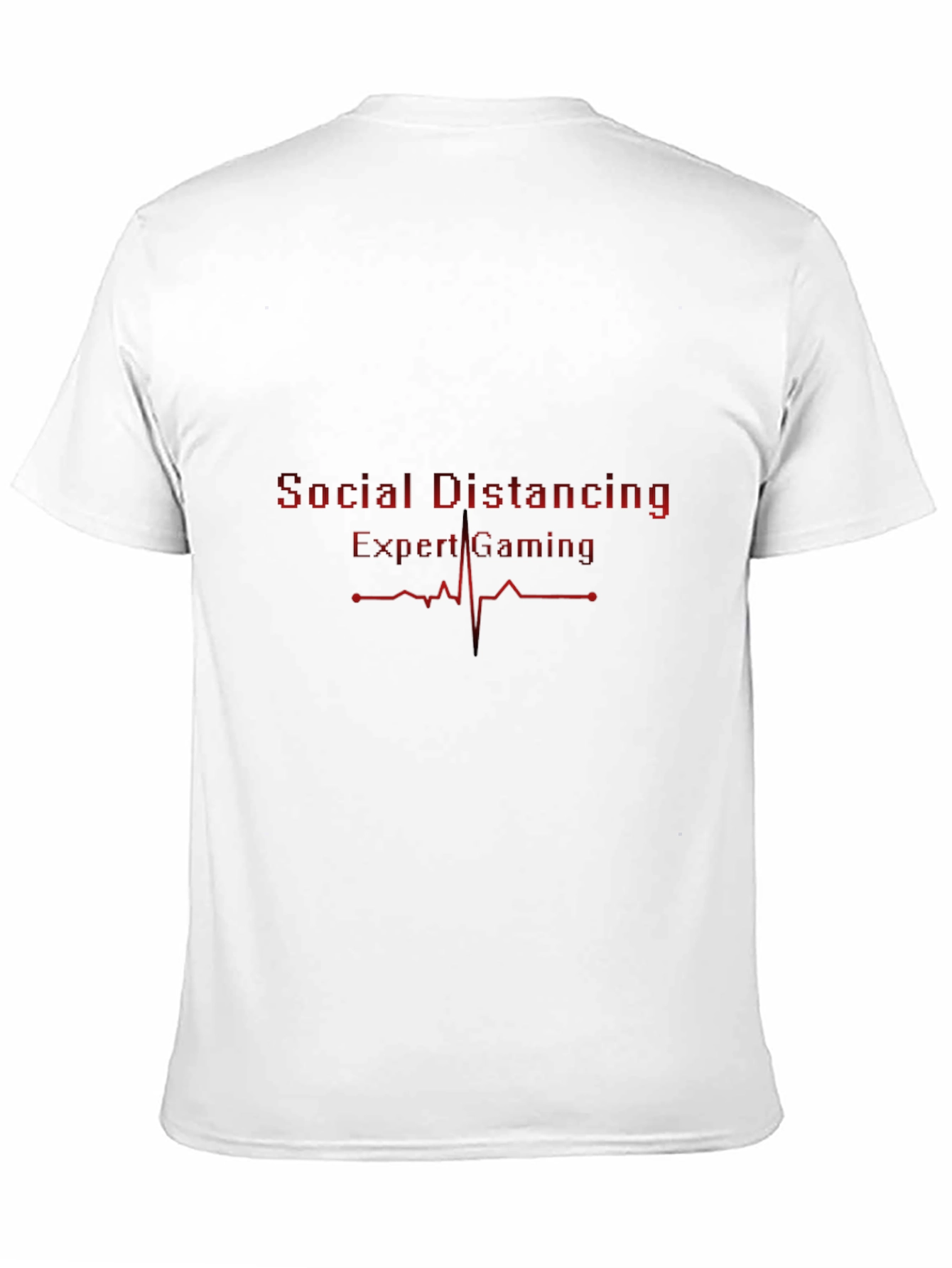 Social Distancing Expert Gaming T-Shirt - Black