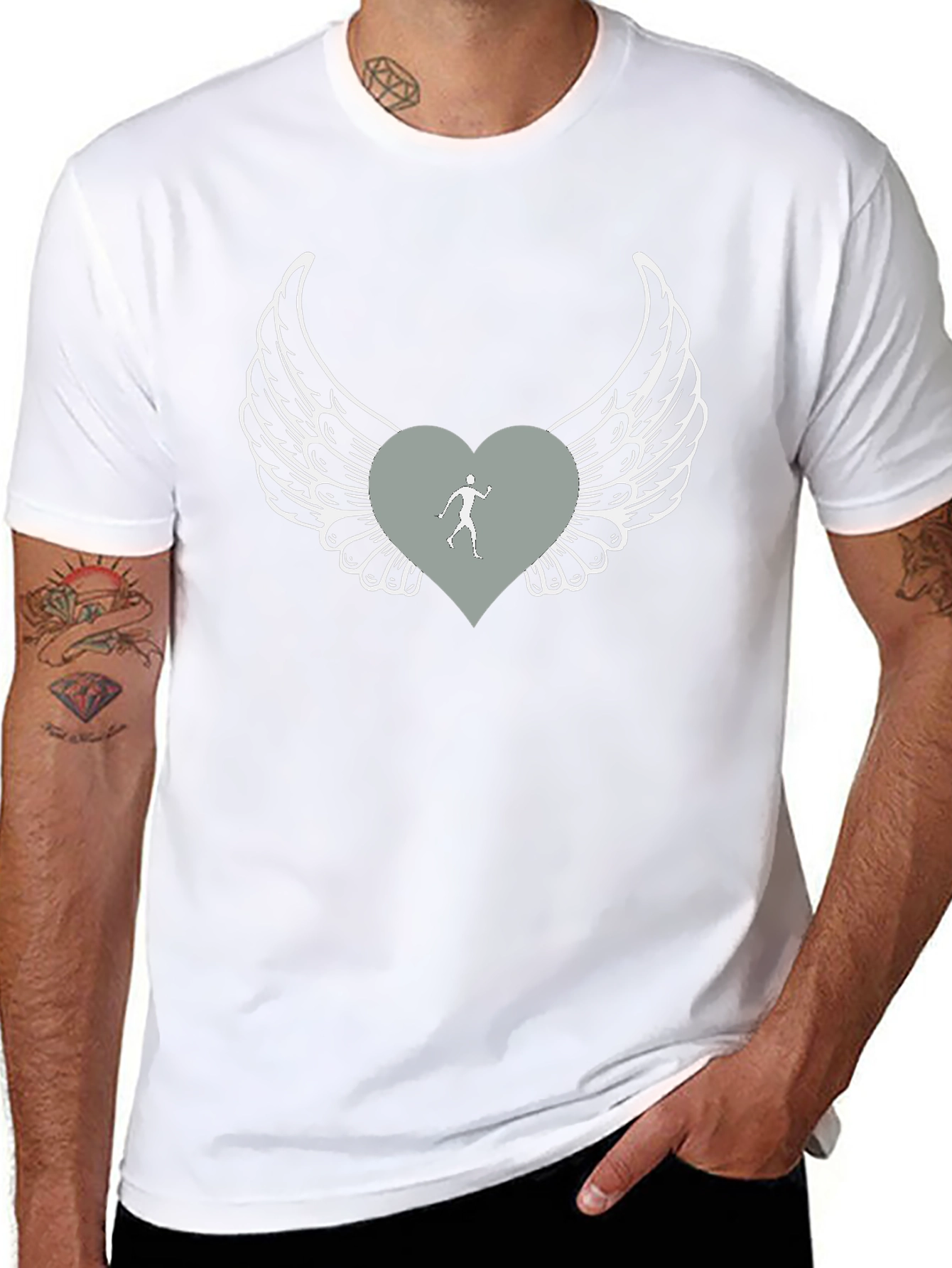 Heart & Wings Graphic Tee - Unisex