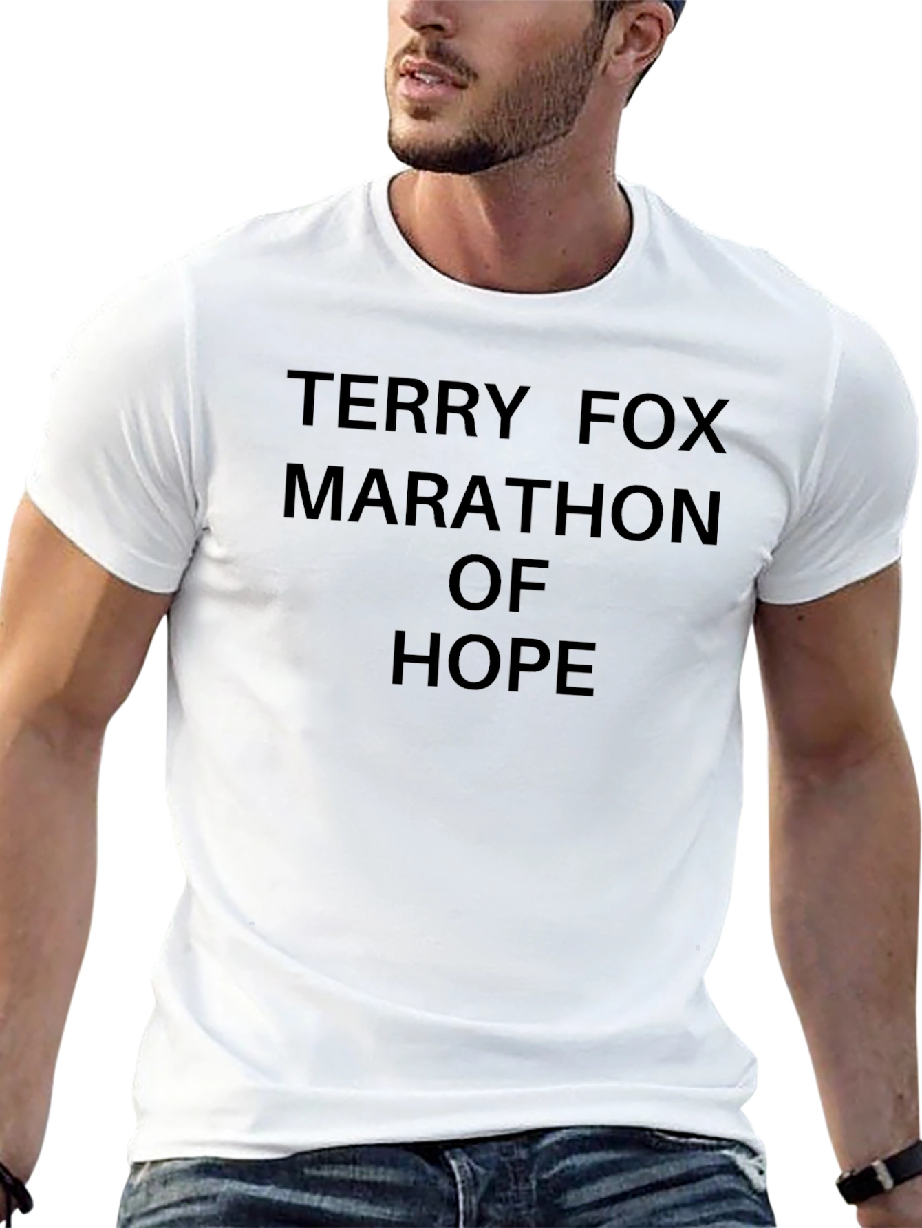 Terry Fox Marathon of Hope Black Tee