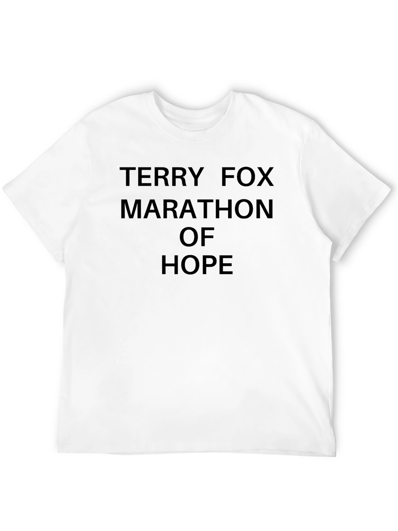 Terry Fox Marathon of Hope Black Tee