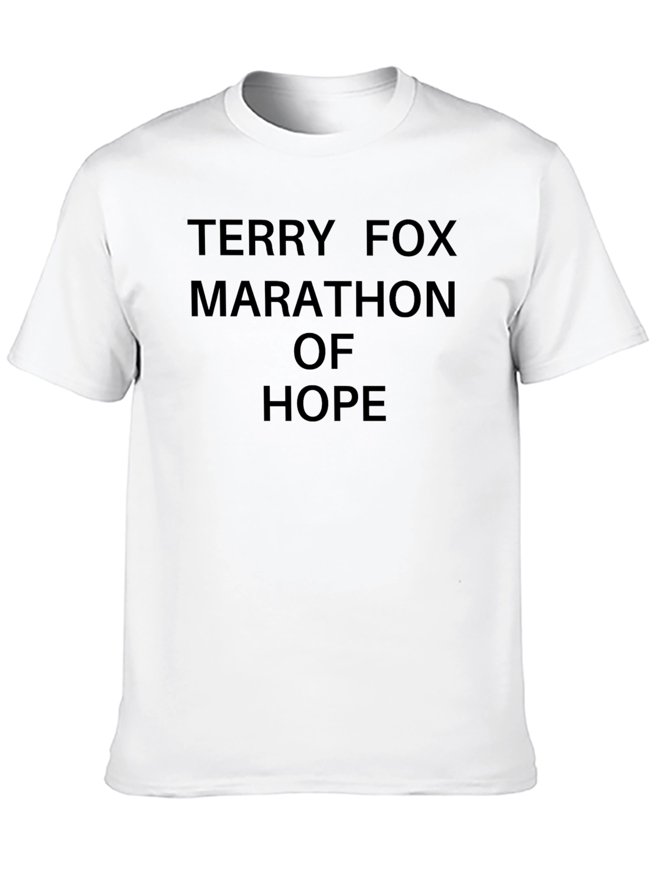 Terry Fox Marathon of Hope Black Tee