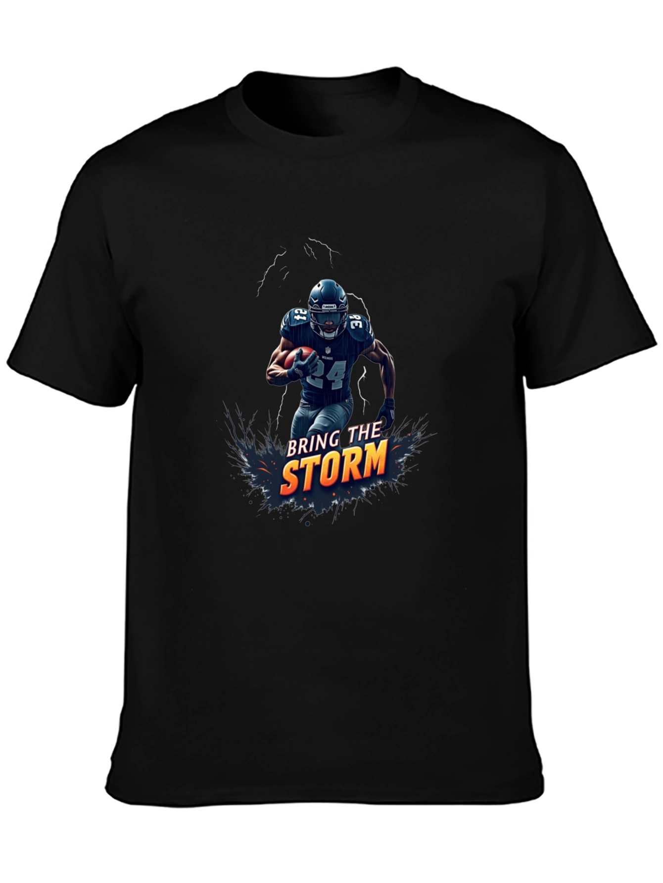 Bring The Storm Football Graphic T-Shirt